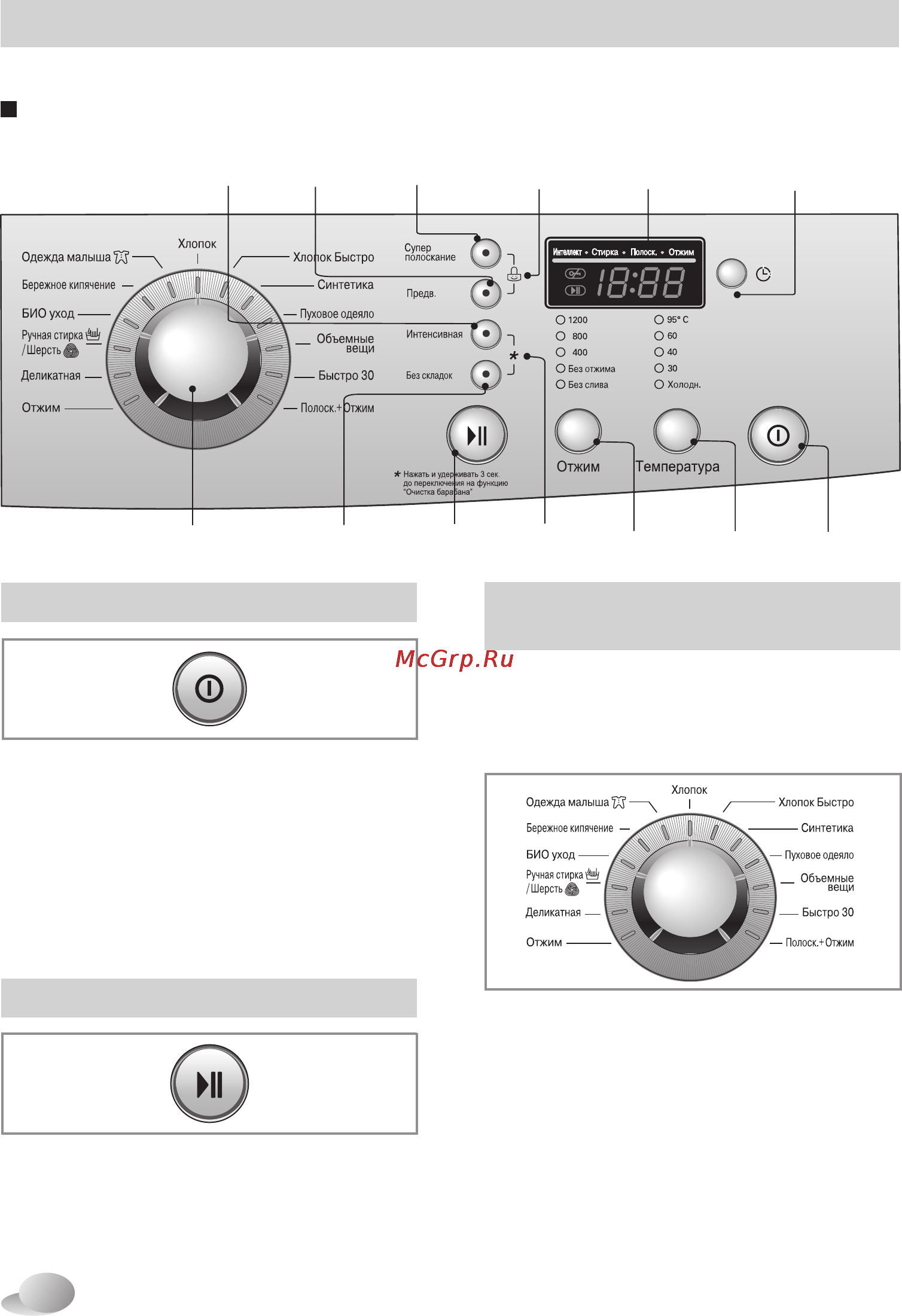 LG F1056MD1 [20/40] Использование стиральной машины