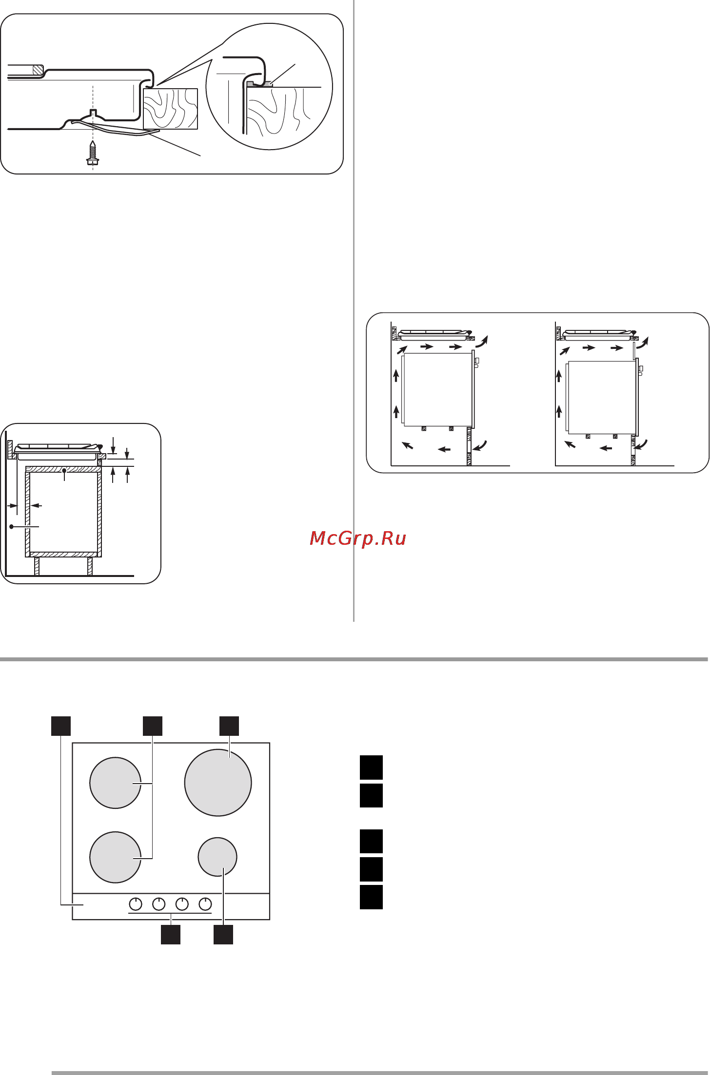 Zanussi ZGM62454XA [44/68] Описание изделия