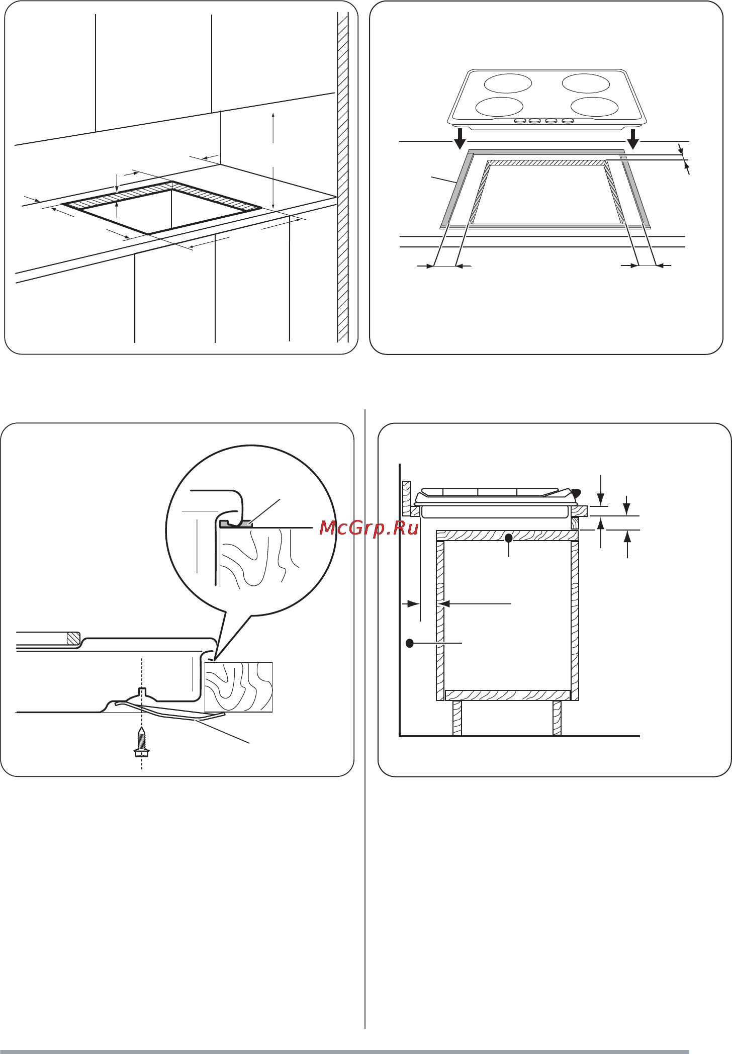 Zanussi ZGF646CTNC [7/40] Možnosti zapuštění