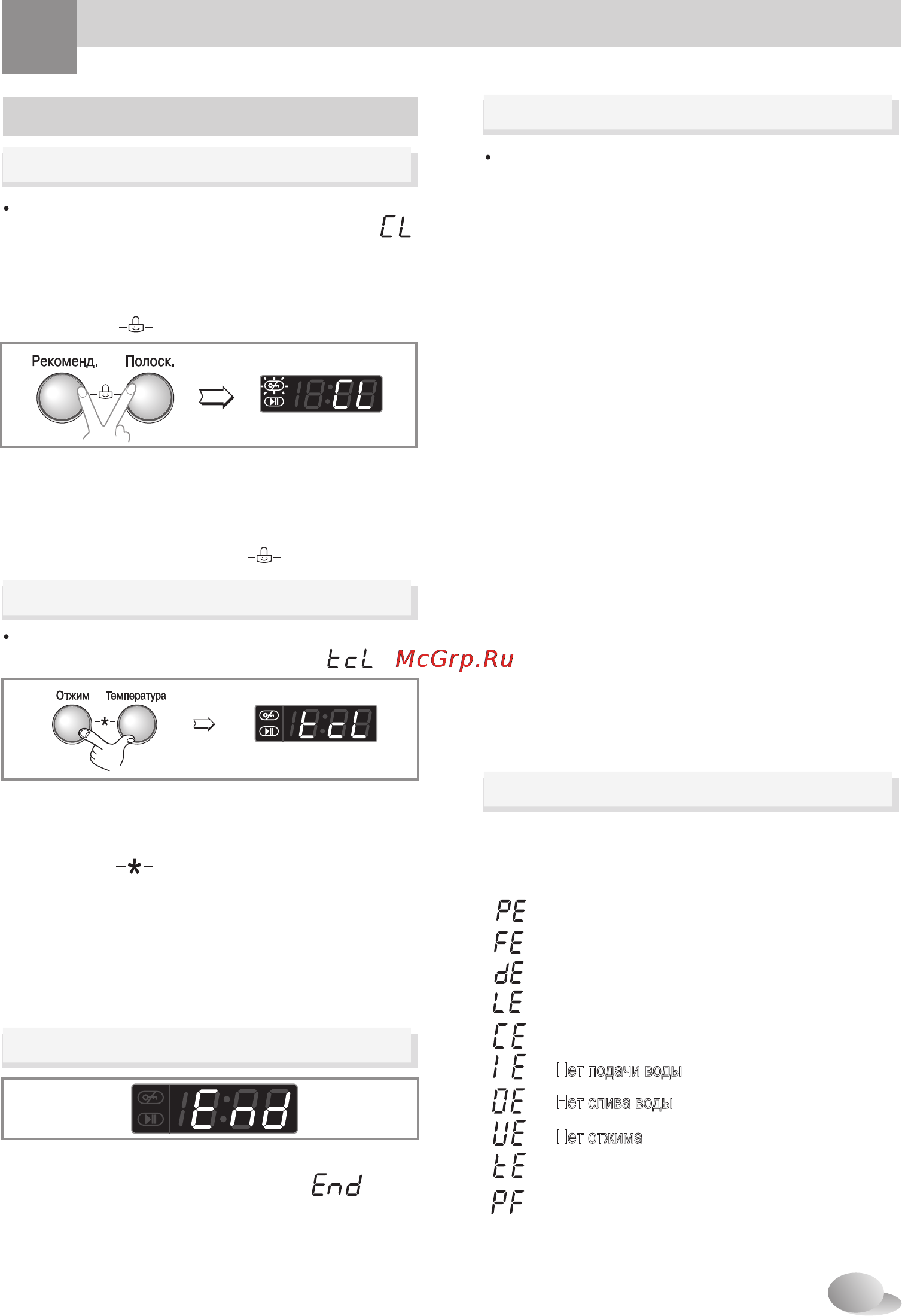LG F1220NDR5 [17/32] Очистка барабана