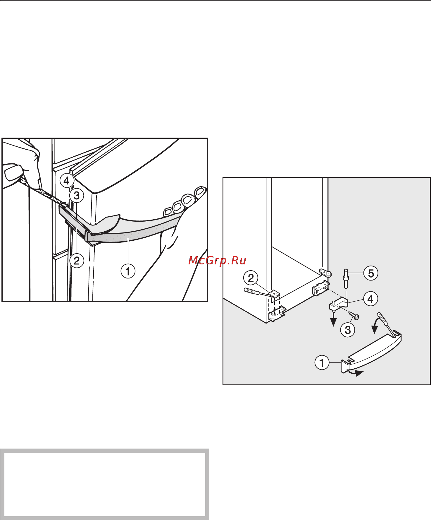 Miele K 8967 S ed [34/40] Èçìåíåíèå íàâåñêè äâåðöû 34