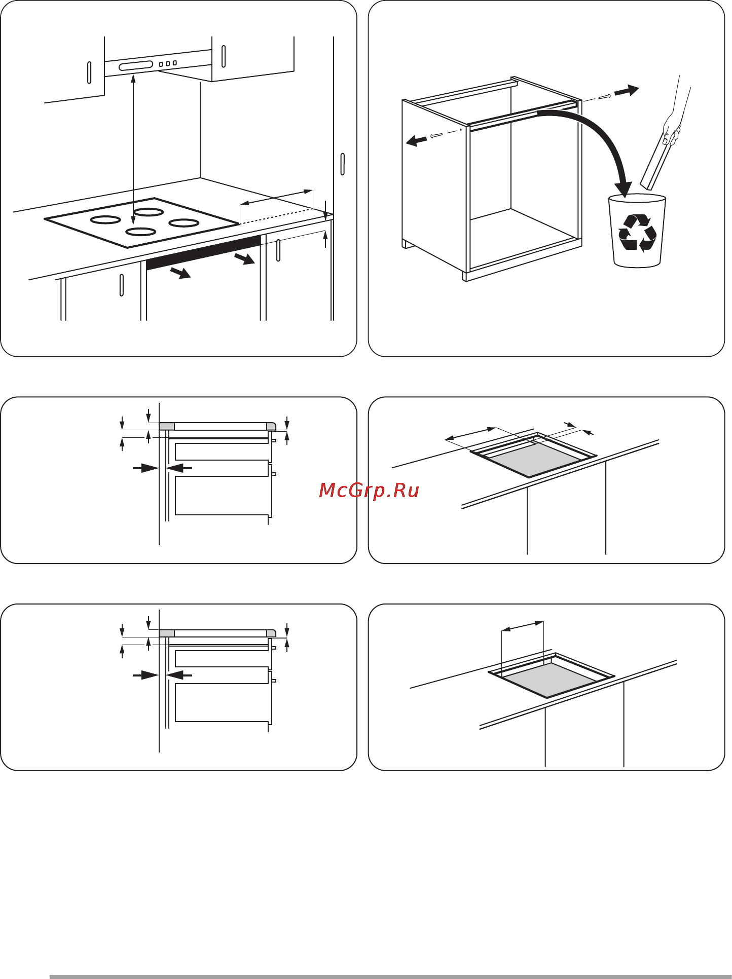 Zanussi ZEI6640XBA [12/76] Montering