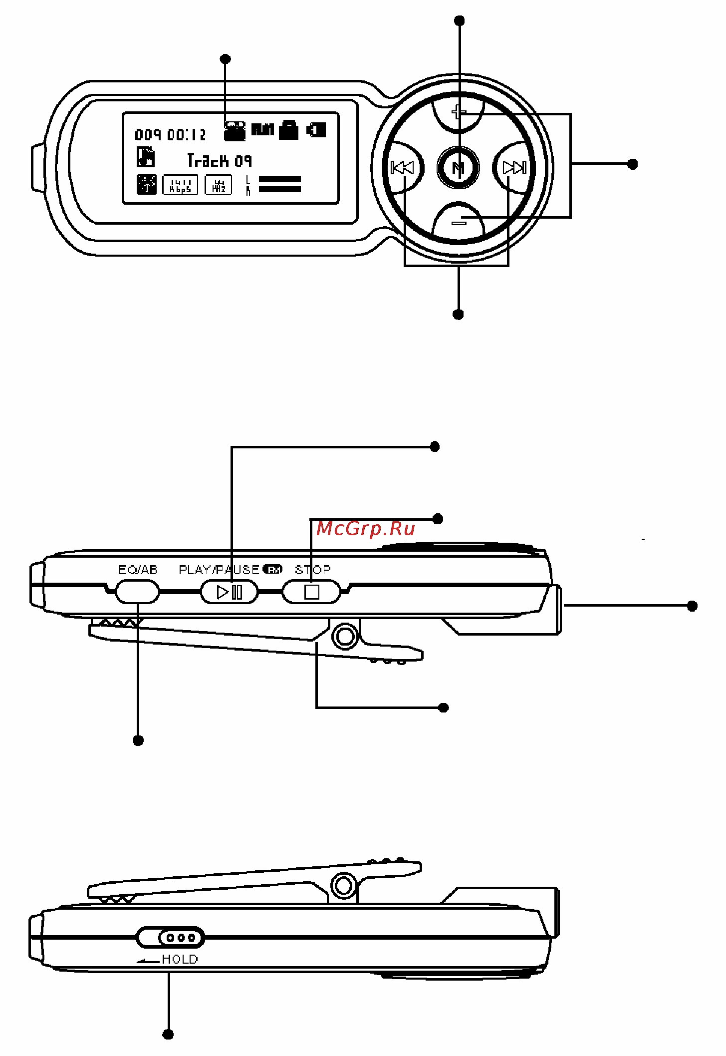 Nexx NC-500FMG [12/40] Названия компонентов ду