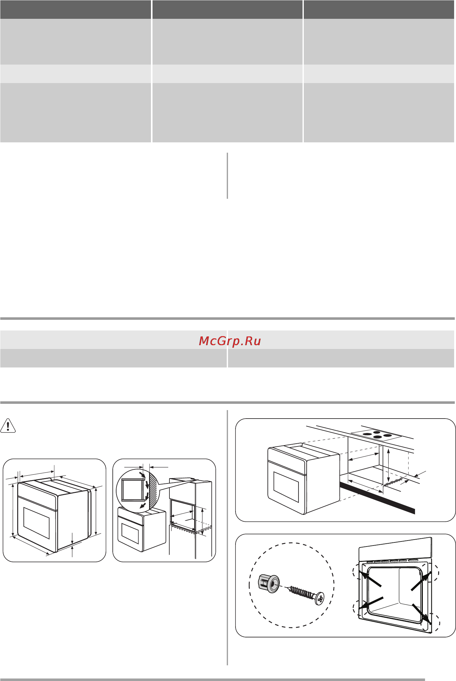 Zanussi ZOB183WC [13/36] Dados técnicos