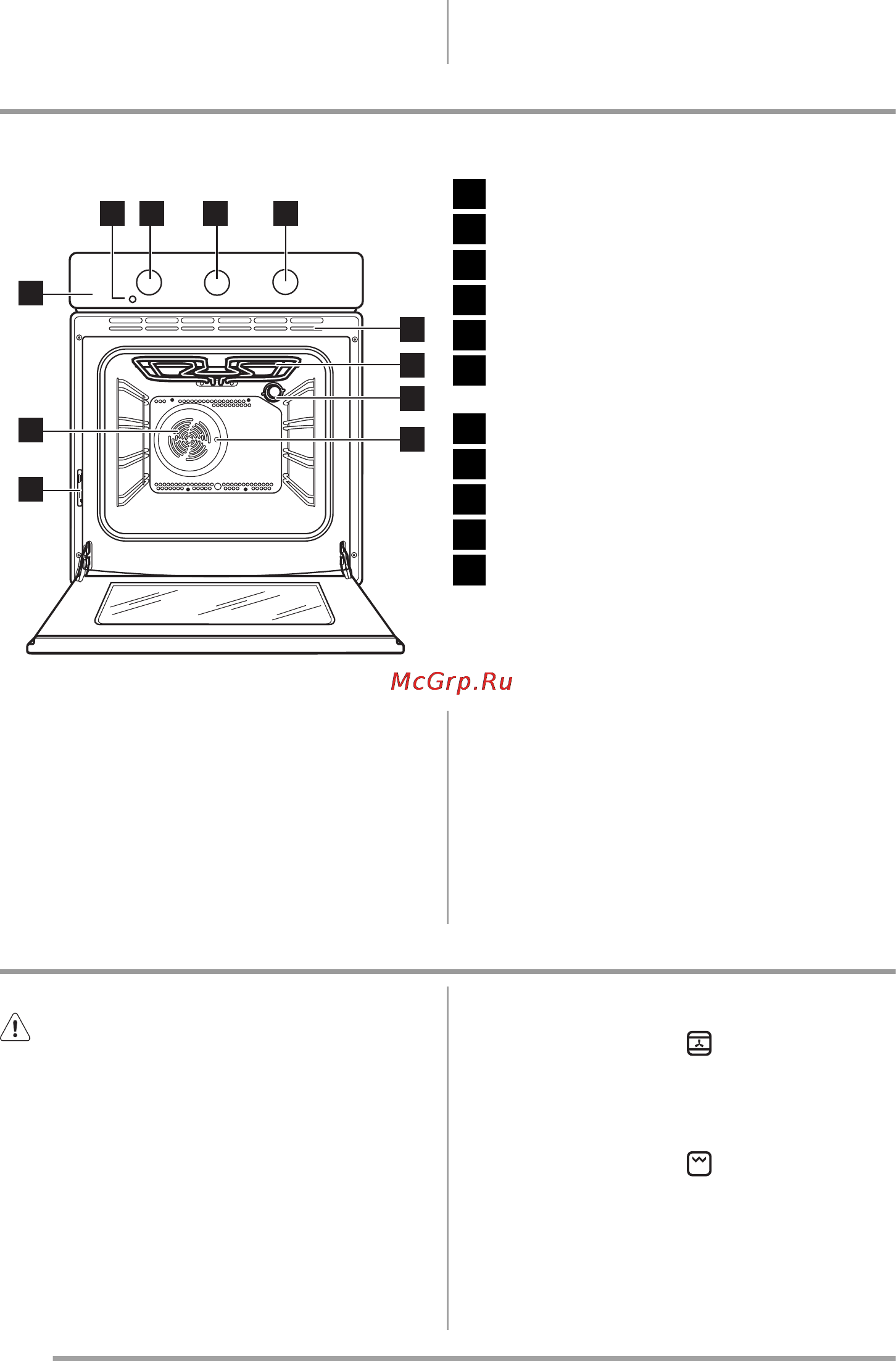 Zanussi ZOB5282WC [6/20] Описание изделия