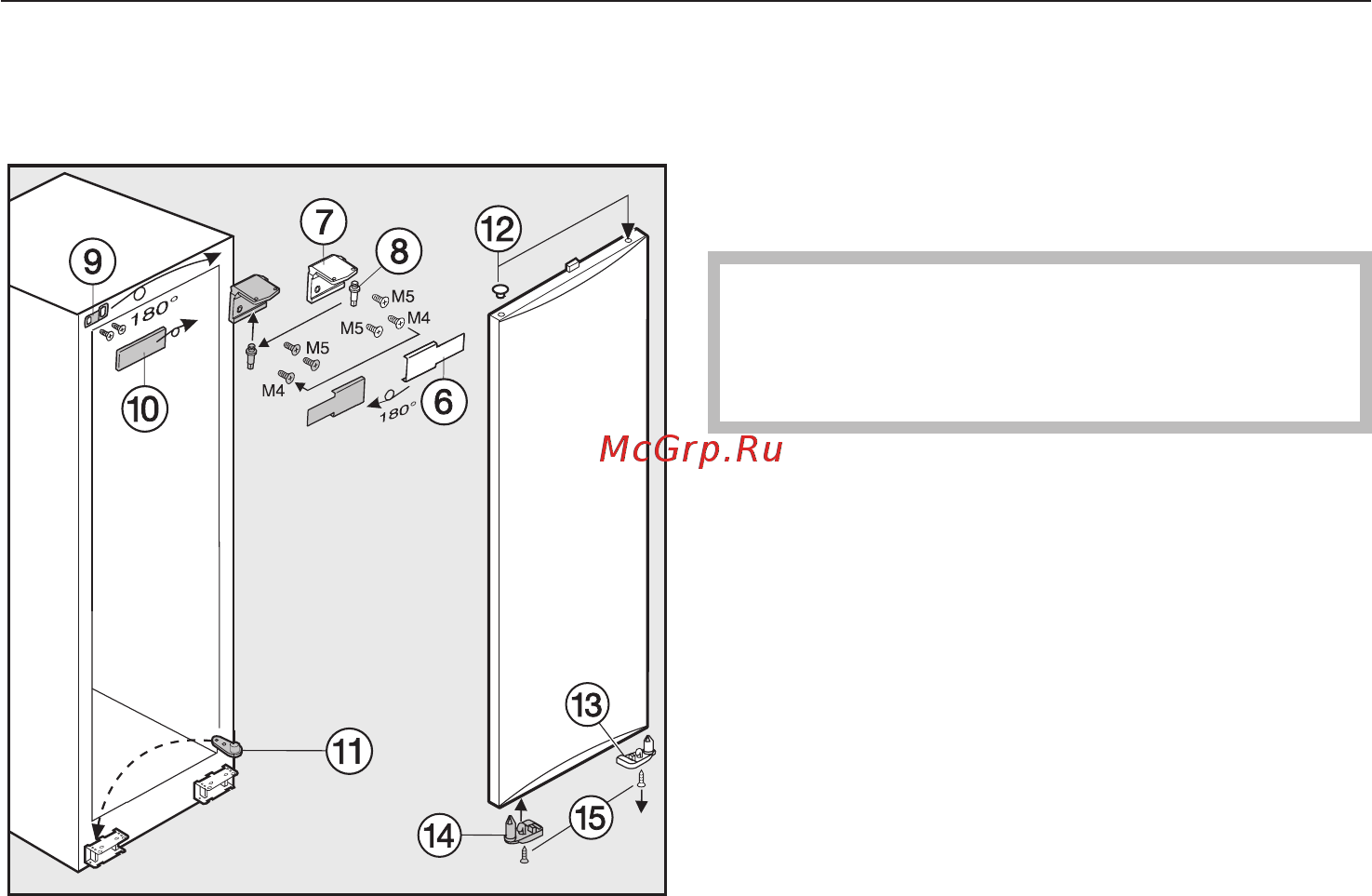Miele K 8952 SD ed-1 [32/40] Изменение навески дверцы