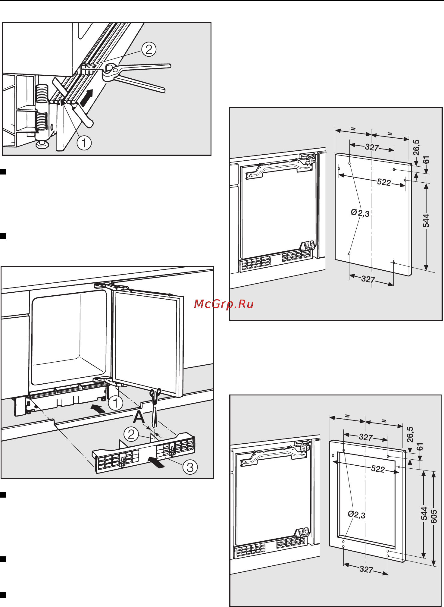Miele K 121 Ui [27/32] Bcтpaивaниe пpибopa