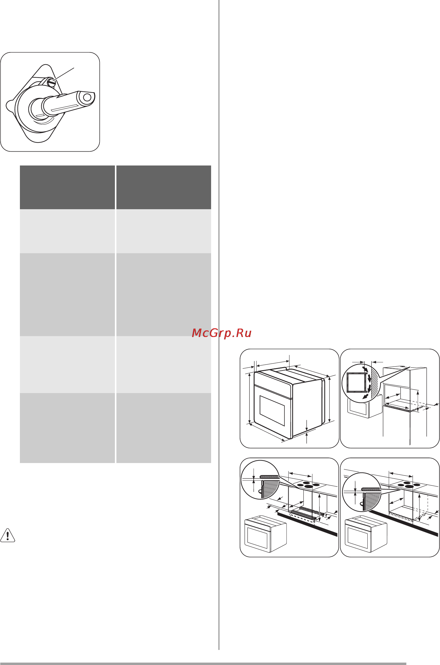 Zanussi ZLB151NC [19/24] Встраивание прибора
