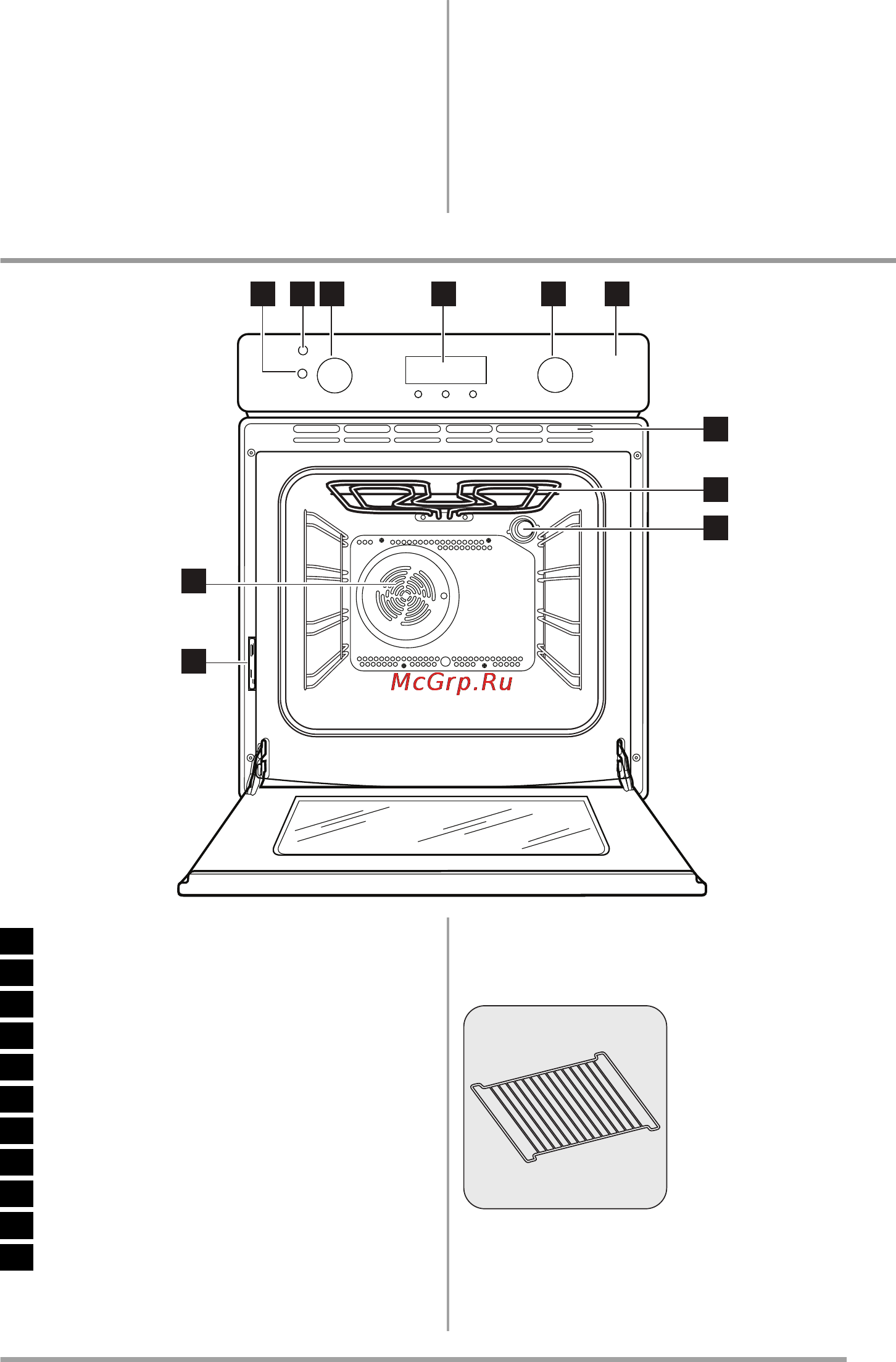 Zanussi ZOB580N [3/52] Product description