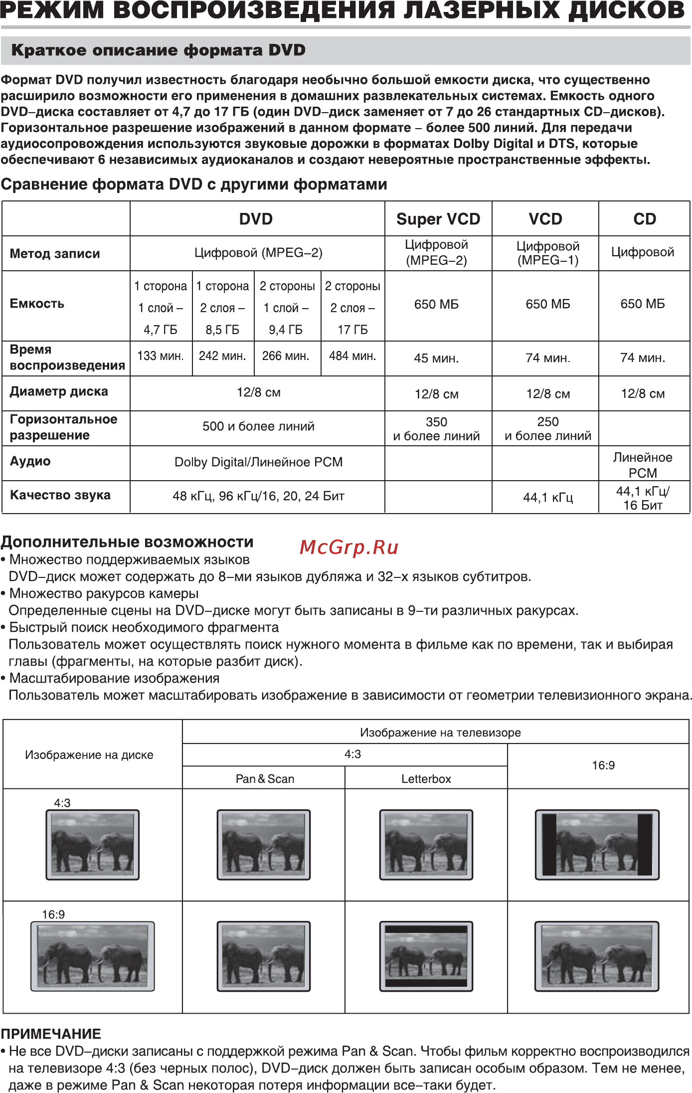BBK LD2216DK [23/47] Режим воспроизведения лазерных дисков