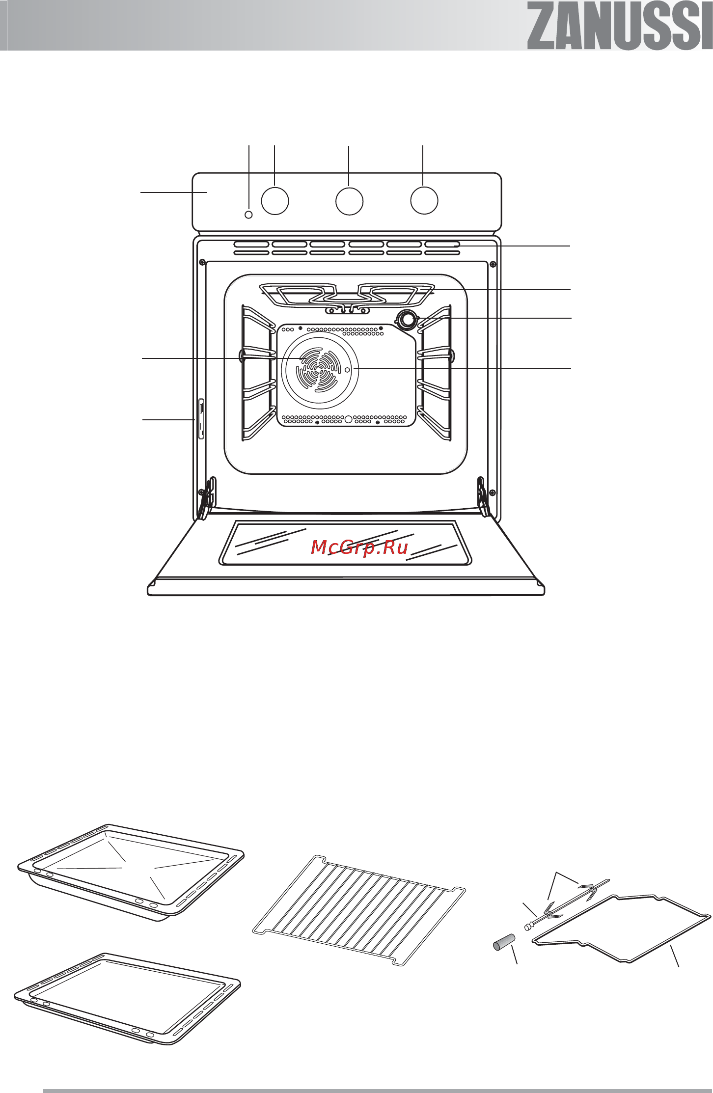 Zanussi ZOB282WC [6/32] Описание изделия
