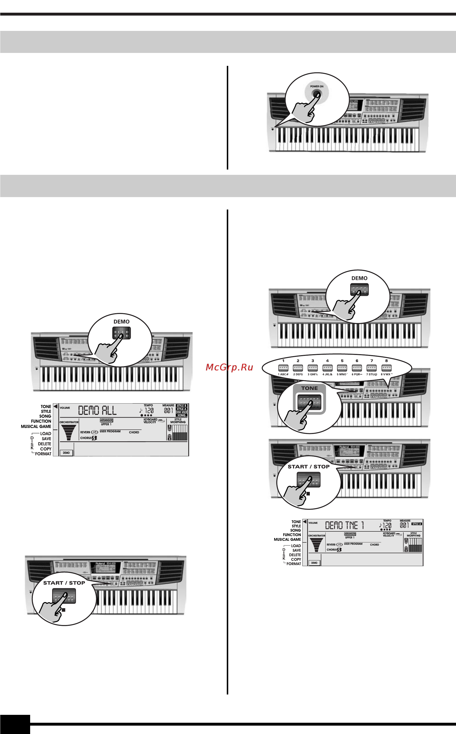 Roland EM-15 [8/52] И ж ii