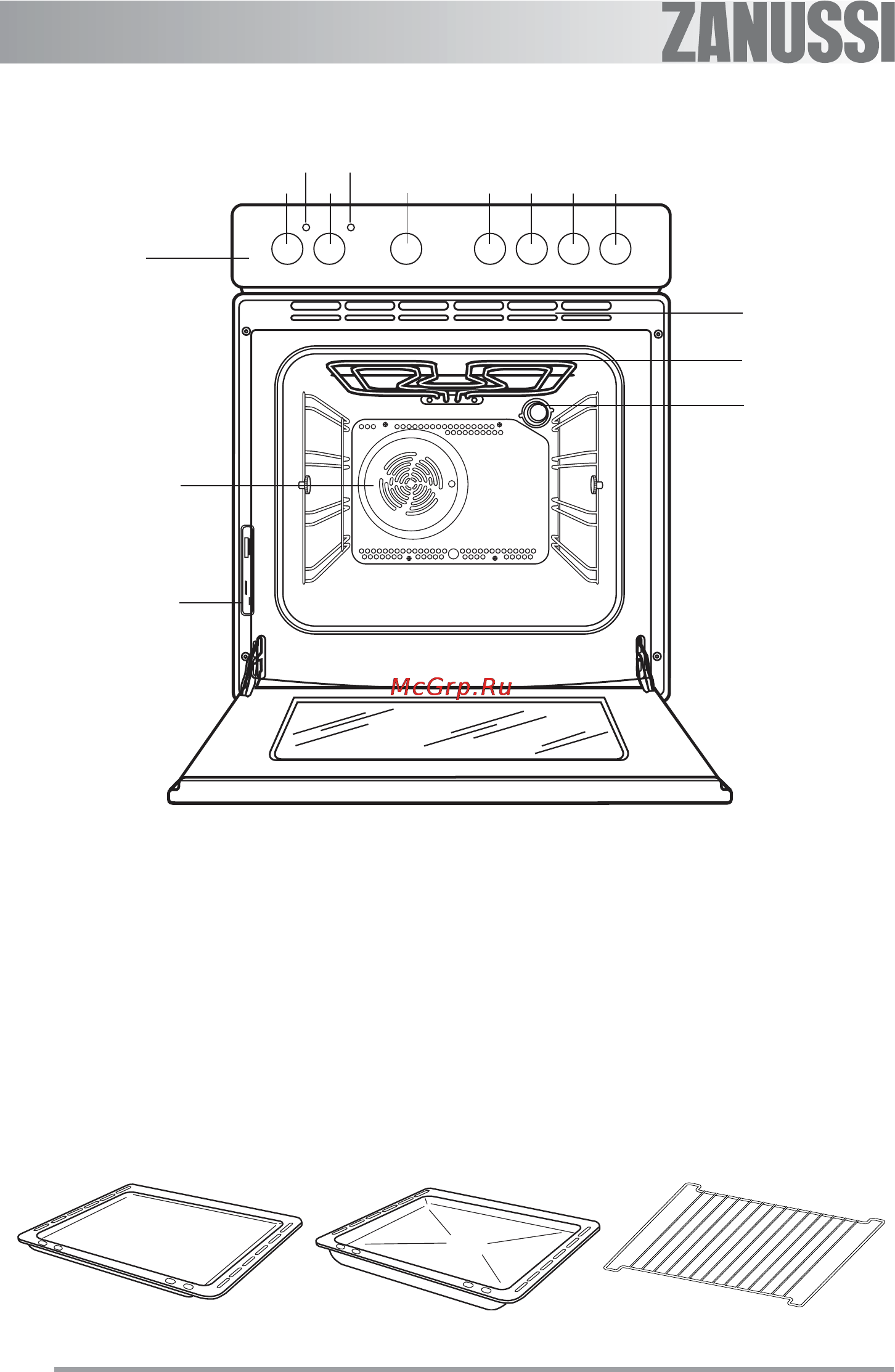Zanussi ZOU462X [36/60] Описание изделия