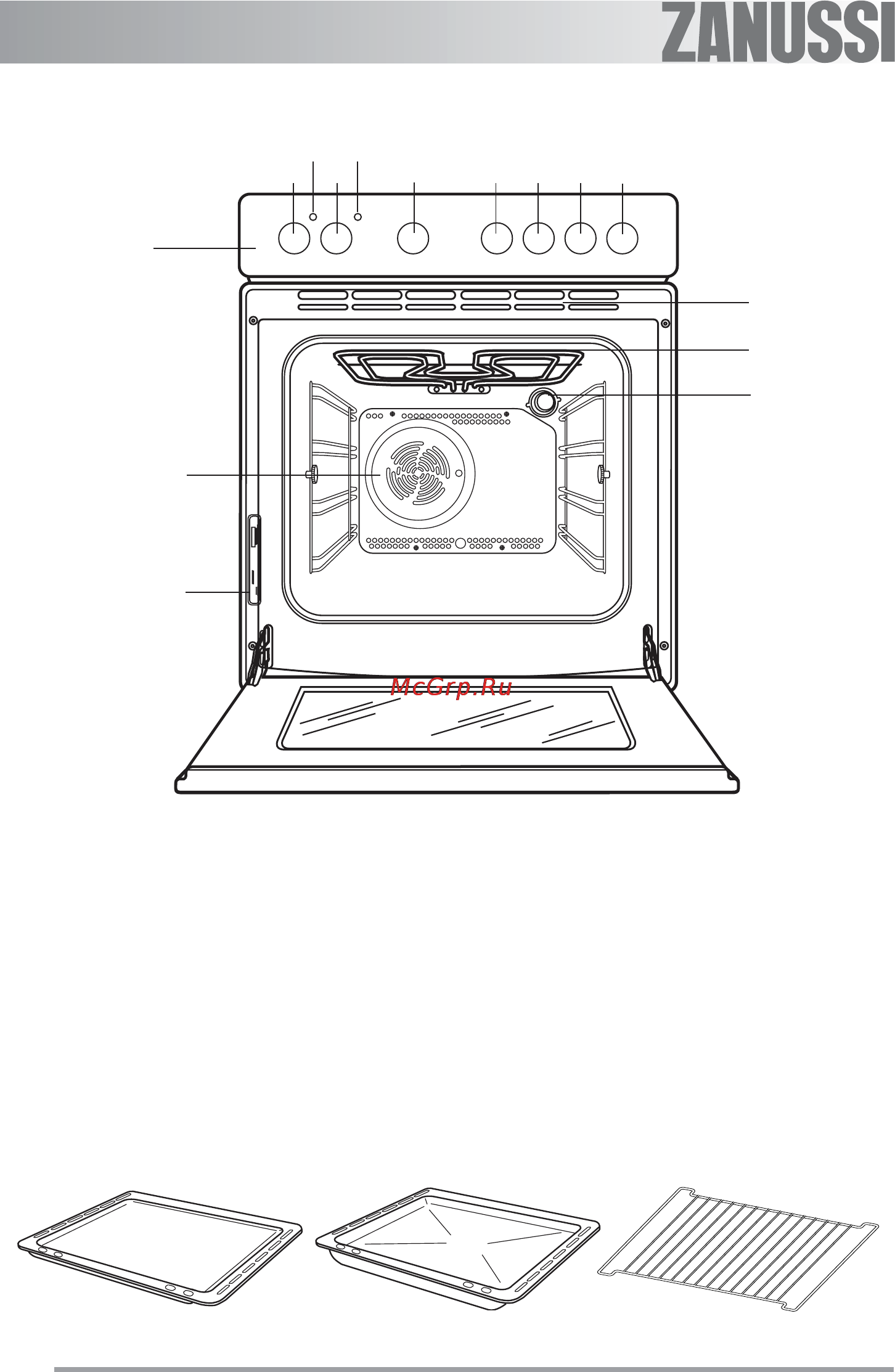 Zanussi ZOU462X [6/60] Opis urządzenia