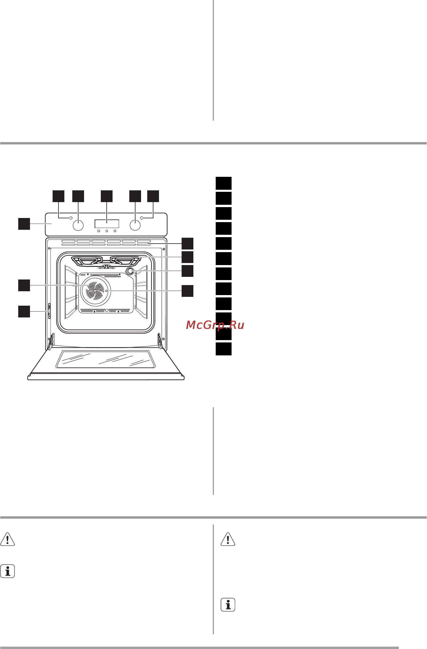 Zanussi ZOB483W [25/84] Descrierea produsului