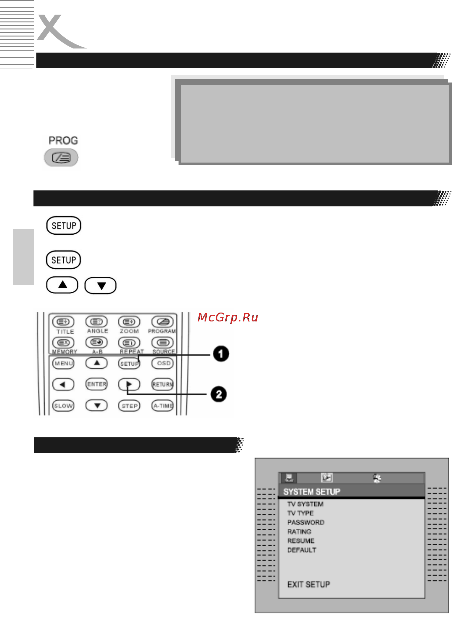 Xoro HTC 2200w [26/44] Работа с dvd проигрывателем