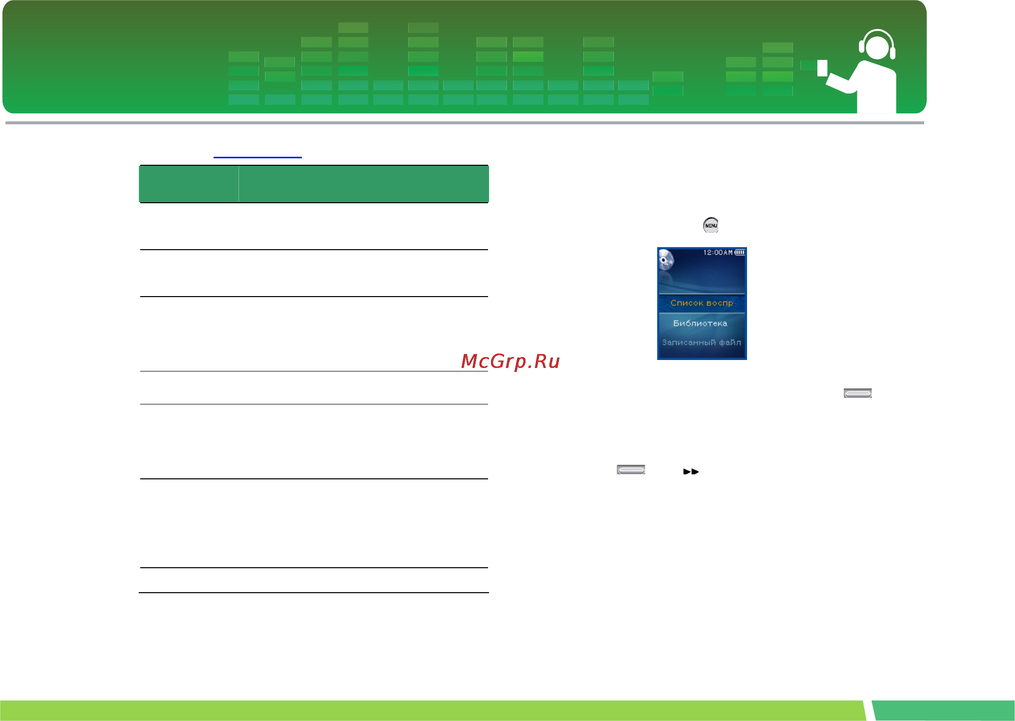 LG FM30 [35/71] Меню ez