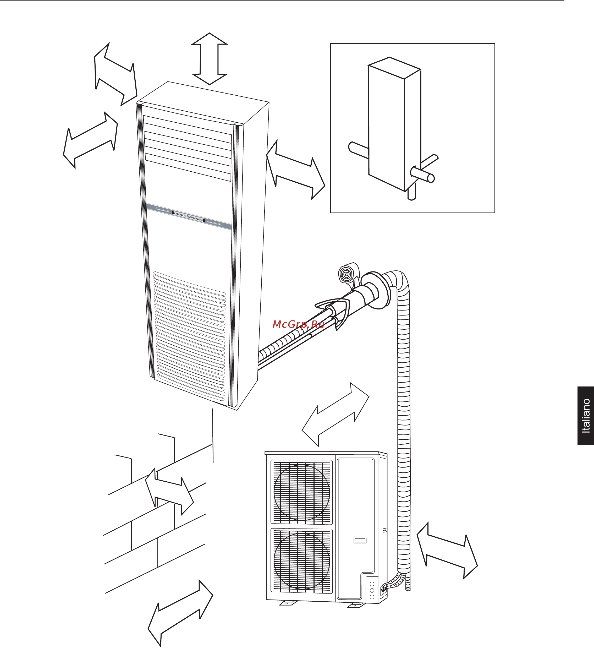Haier AP482AKEAA+AU48NAIEAA [55/146] Installazione