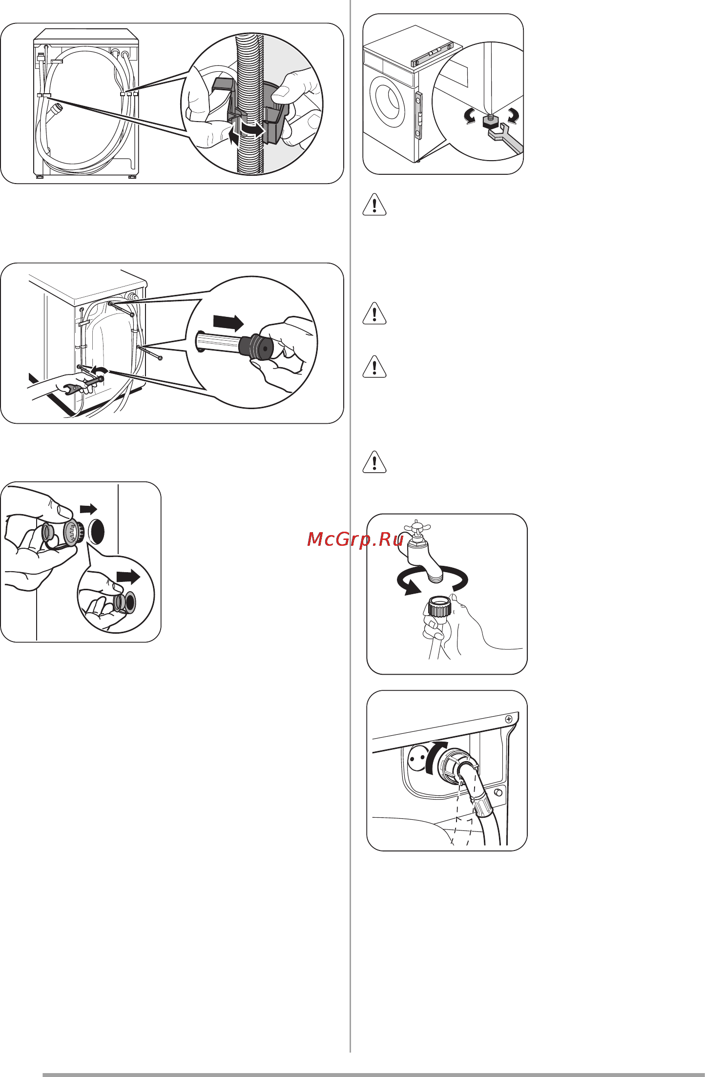 Zanussi FCS825C [18/48] Positioning