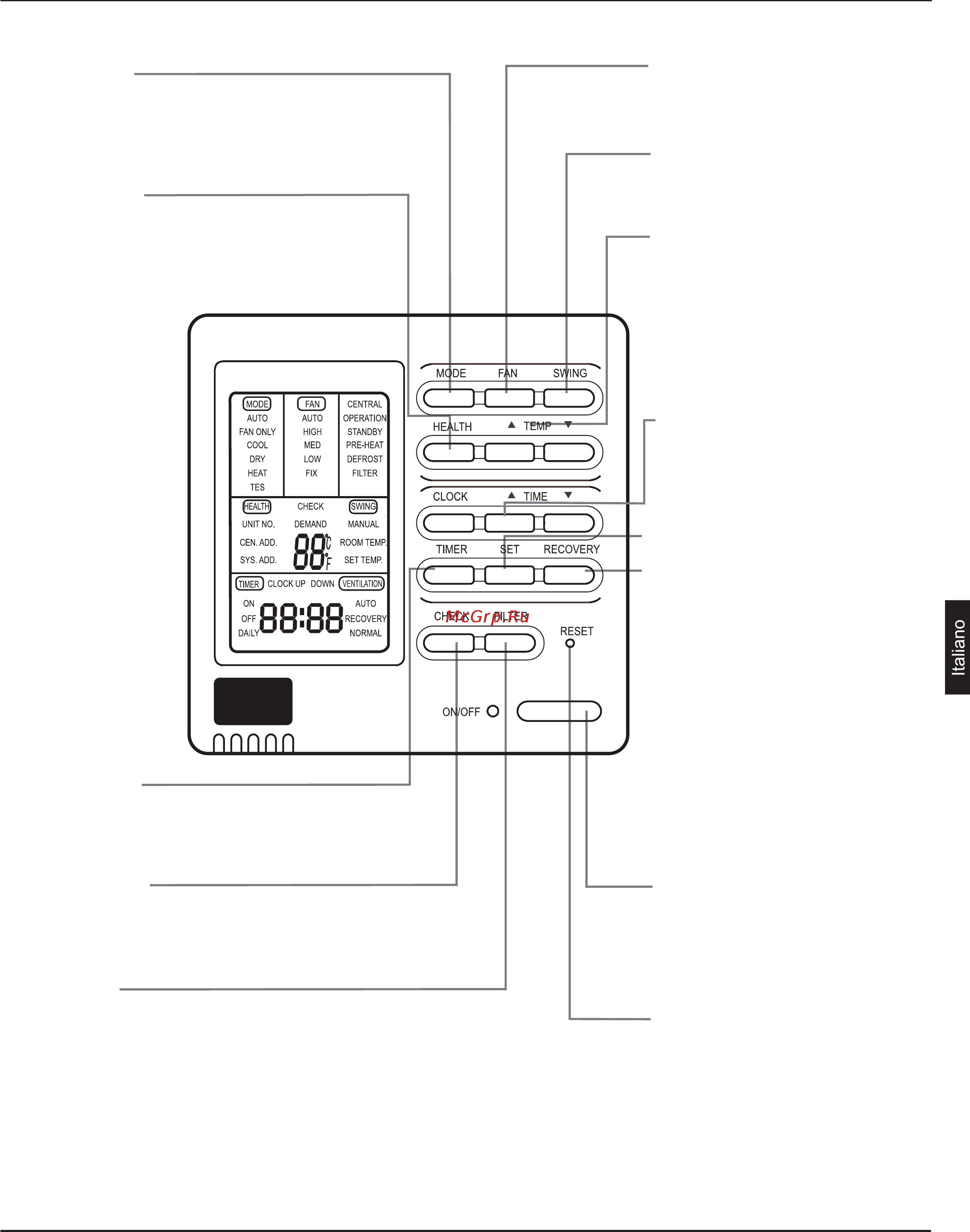 Haier AD48HS1ERA+1U48IS1EAB [61/134] Parti e funzioni