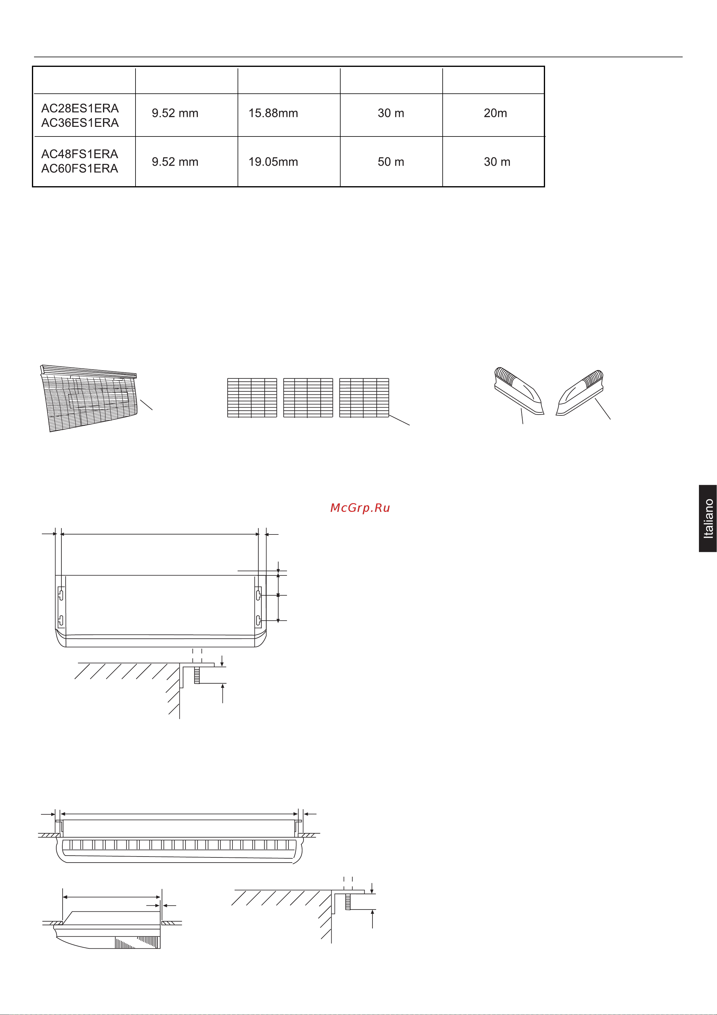 Haier AC48FS1ERA+1U48LS1EAB [63/114] Installazione dell unità interna
