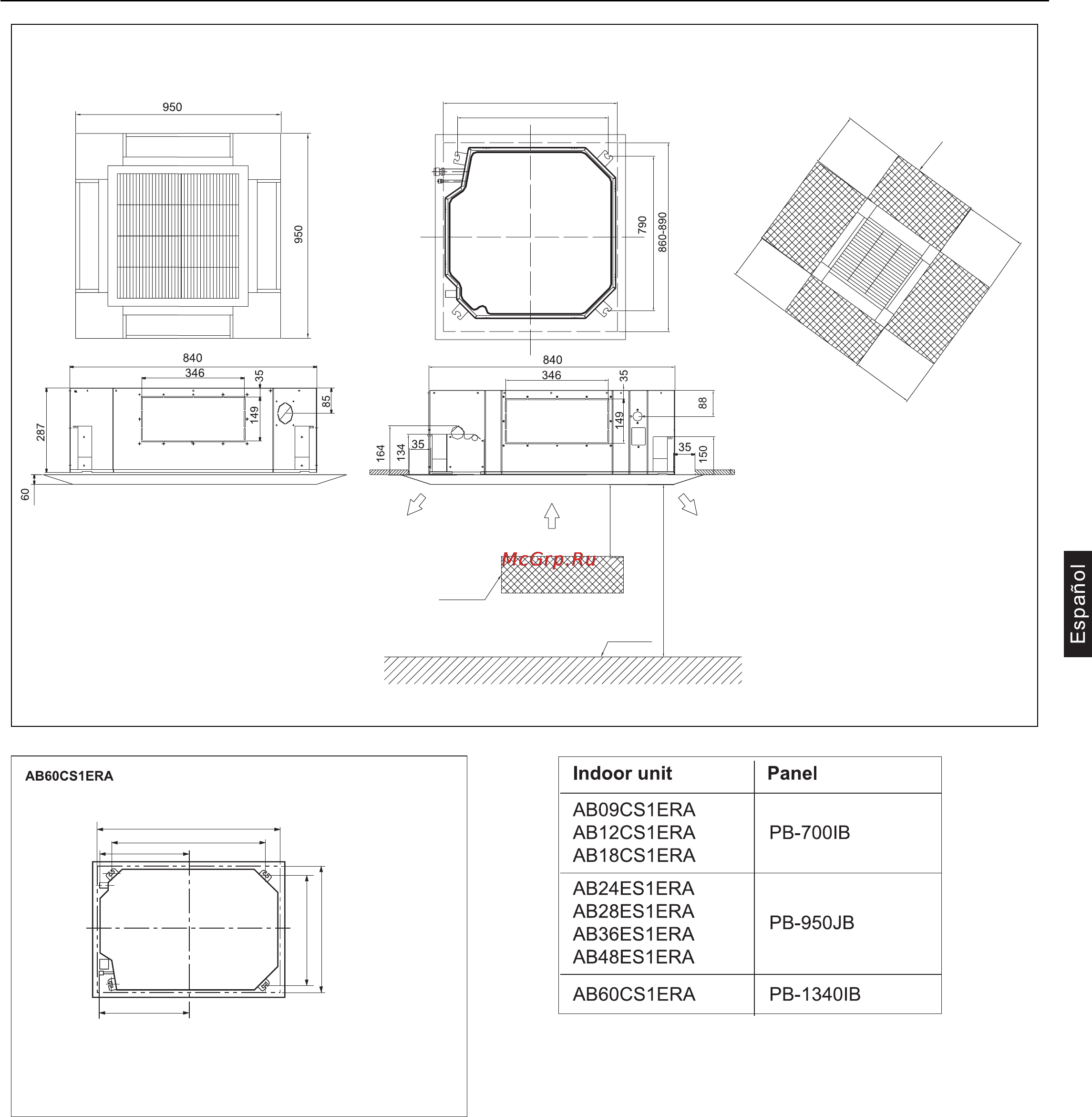 Haier AB60CS1ERA+1U60IS1EAB [37/102] Procedimiento de instalación
