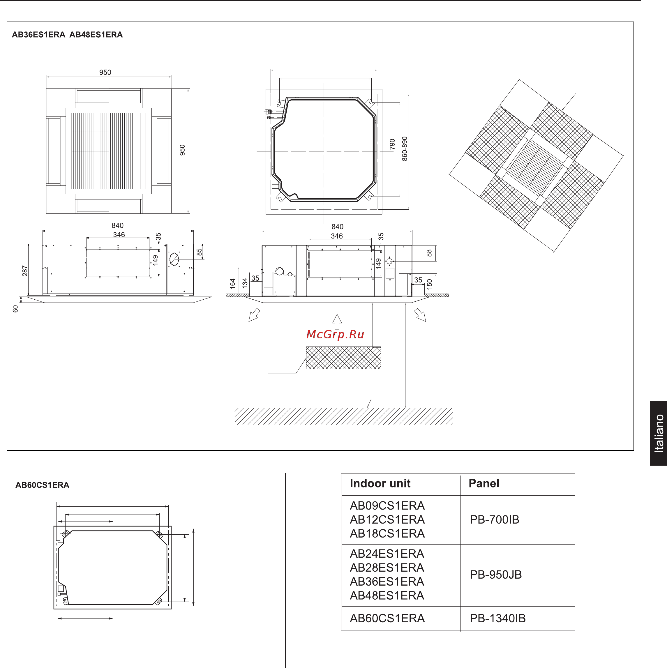Haier AB60CS1ERA+1U60IS1EAB [57/102] Processo di installazione