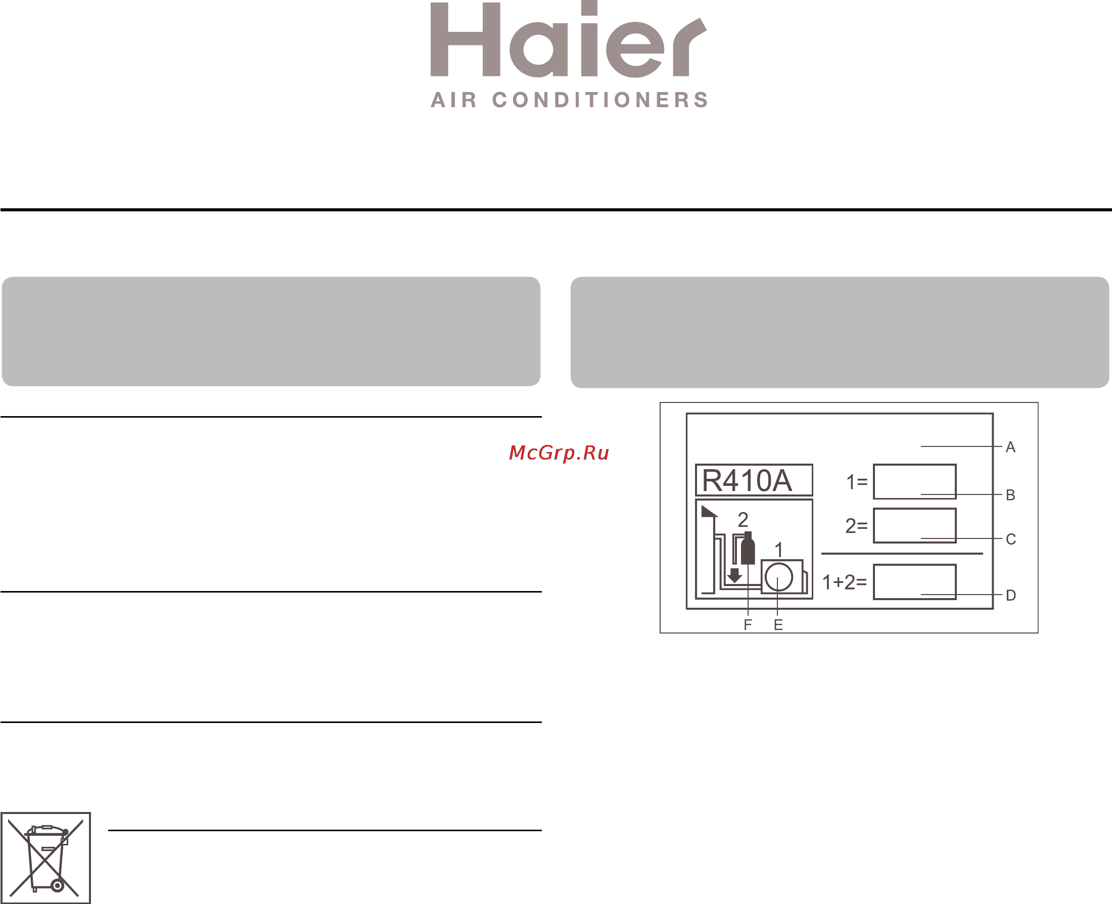 Haier AB28ES1ERA+1U28HS1ERA [84/102] Wichtige informationen zum verwendeten kältemittel
