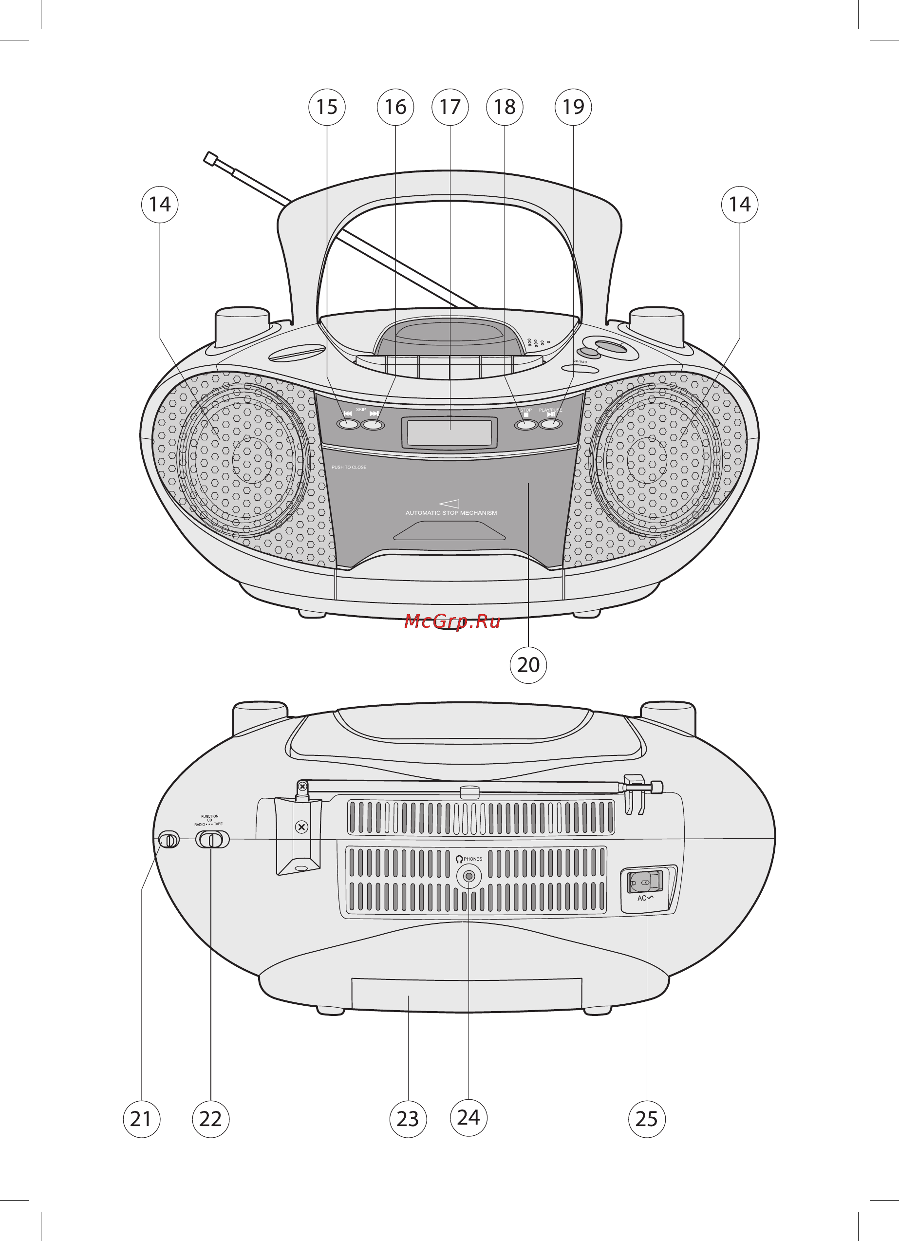 Vitek VT-3478 OG Инструкция по эксплуатации онлайн [3/12] 6828
