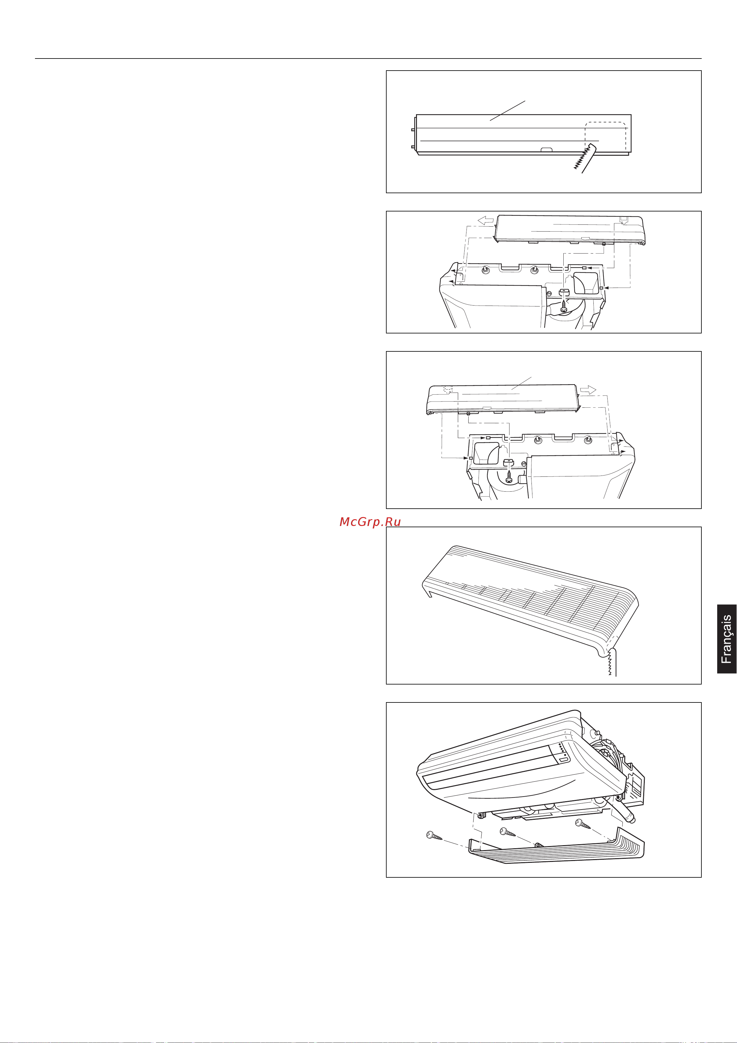 Haier AC182ACEAA+AU182AEEAA [105/176] Montage du panneau de couverture