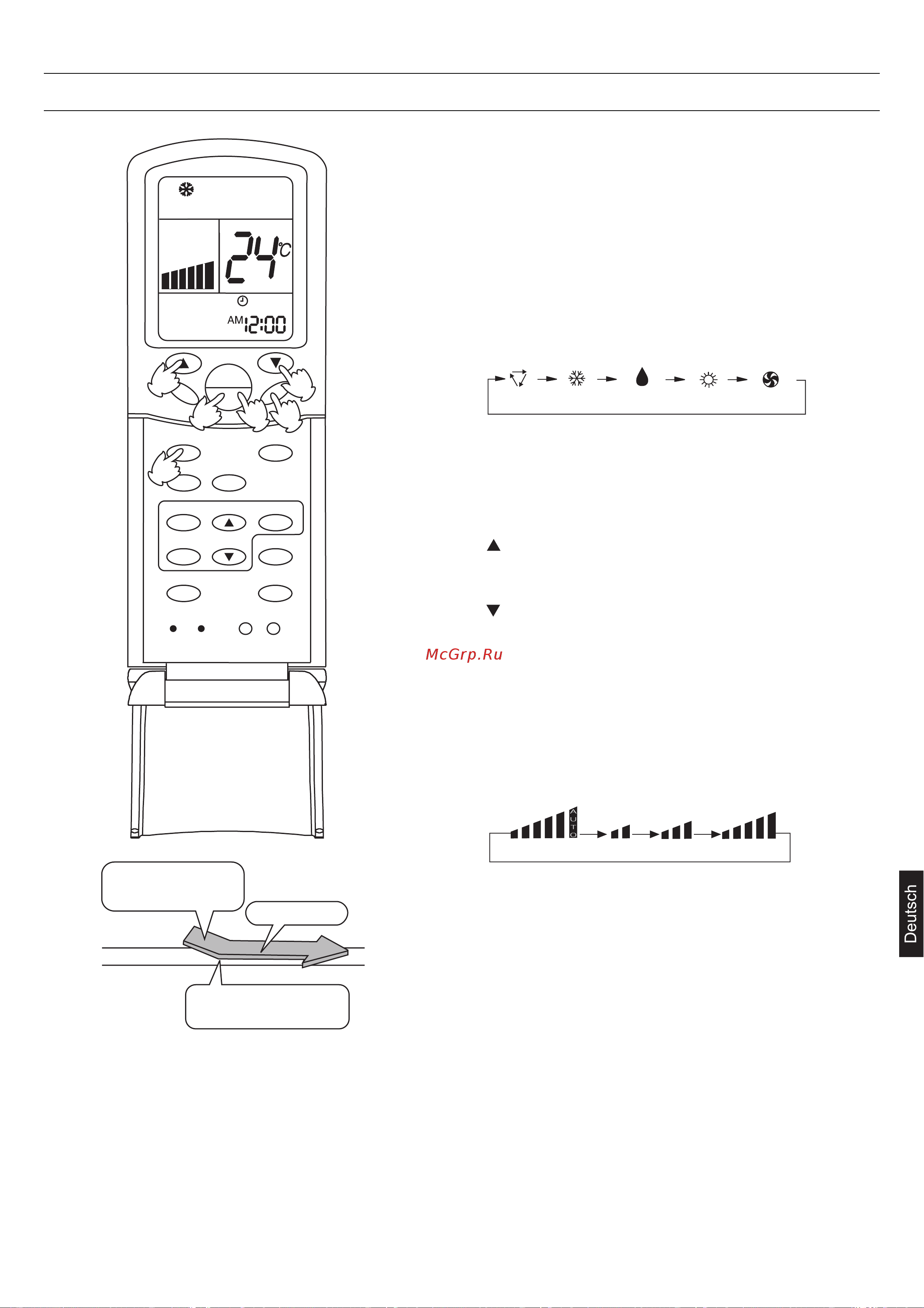 Haier AC182ACEAA [117/176] Betrieb auto kühlbetrieb entfeuchtung und heizbetrieb