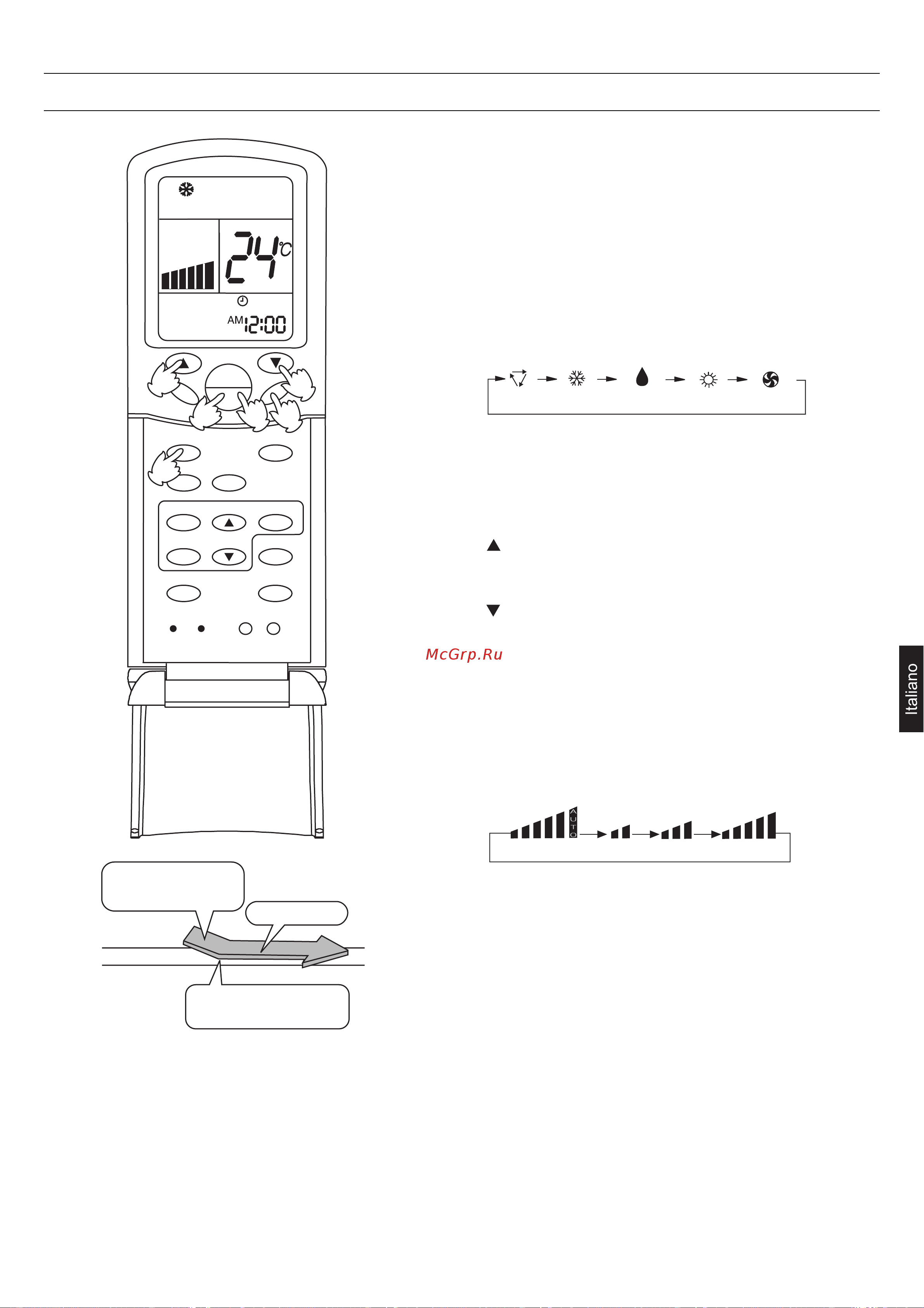 Haier AC182ACEAA+AU182AEEAA [49/176] Funzionamento auto raffreddamento deumidificazione e riscaldamento