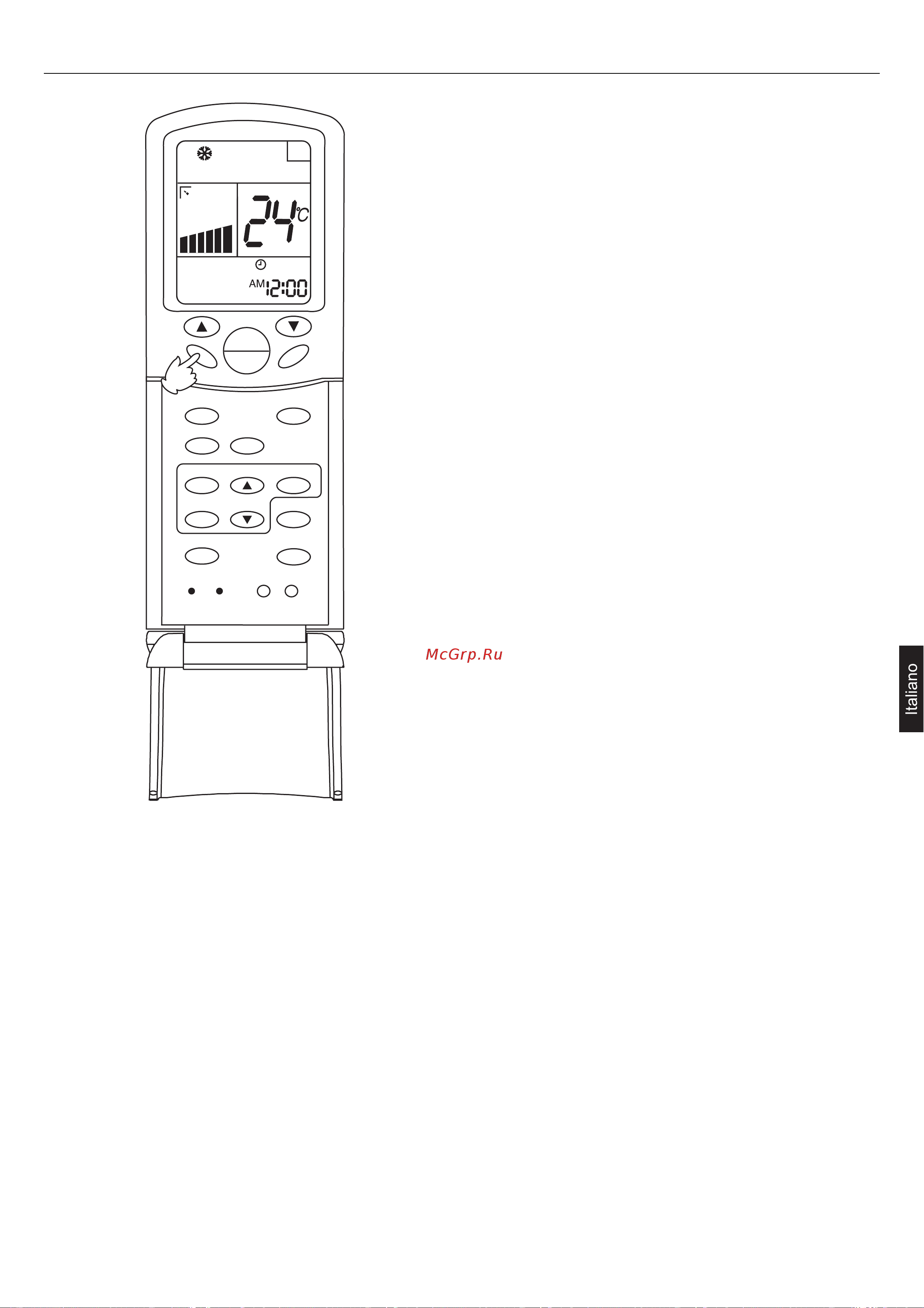 Haier AC182ACERA [51/176] Regolazione della direzione flusso d aria