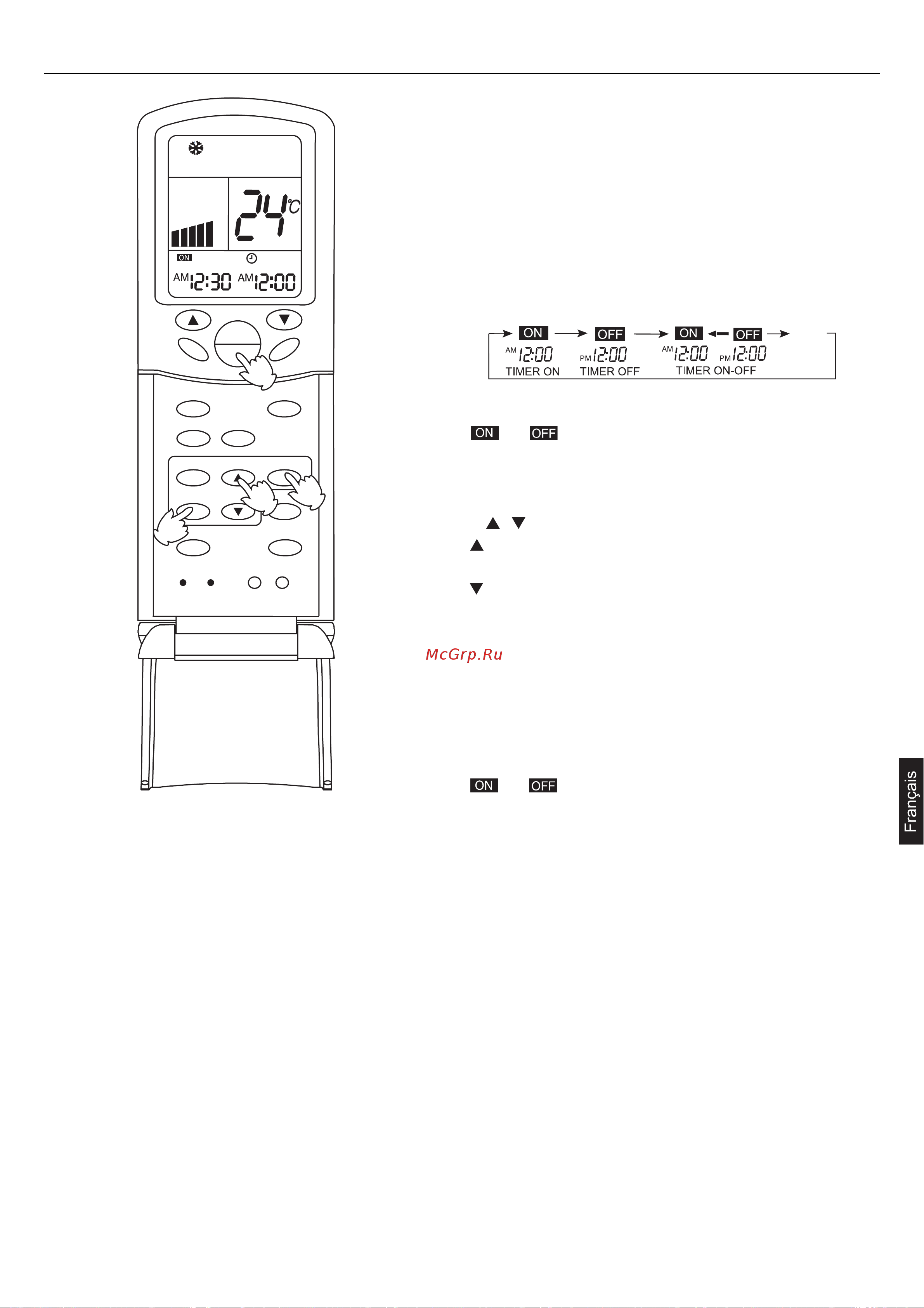 Haier AC122ACEAA [87/176] Mode timer on off