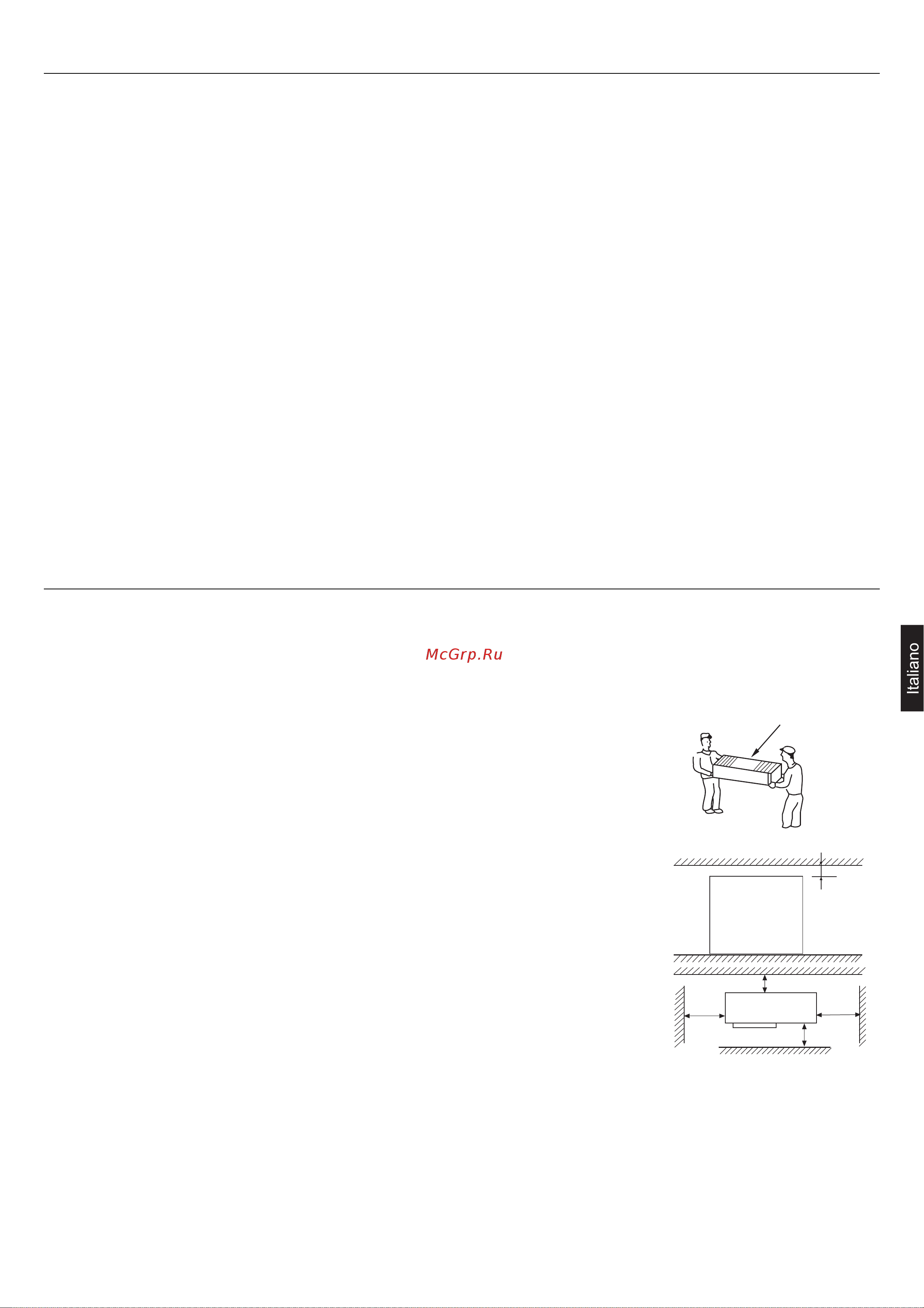 Haier AP60KS1ERA+1U60IS1ERA [57/102] Preparare l installazione
