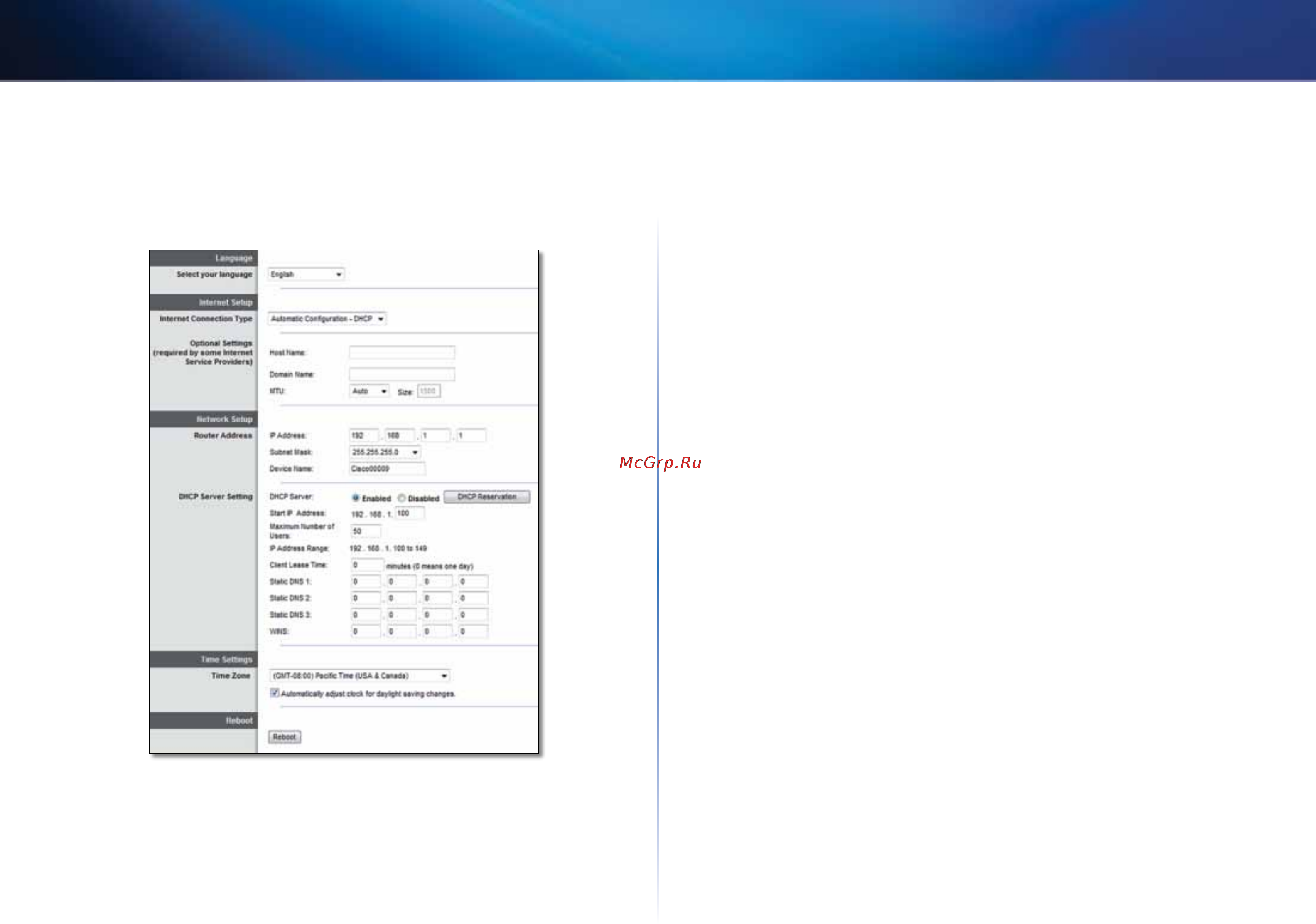Linksys EA2700 [217/591] Configuration configuration de base