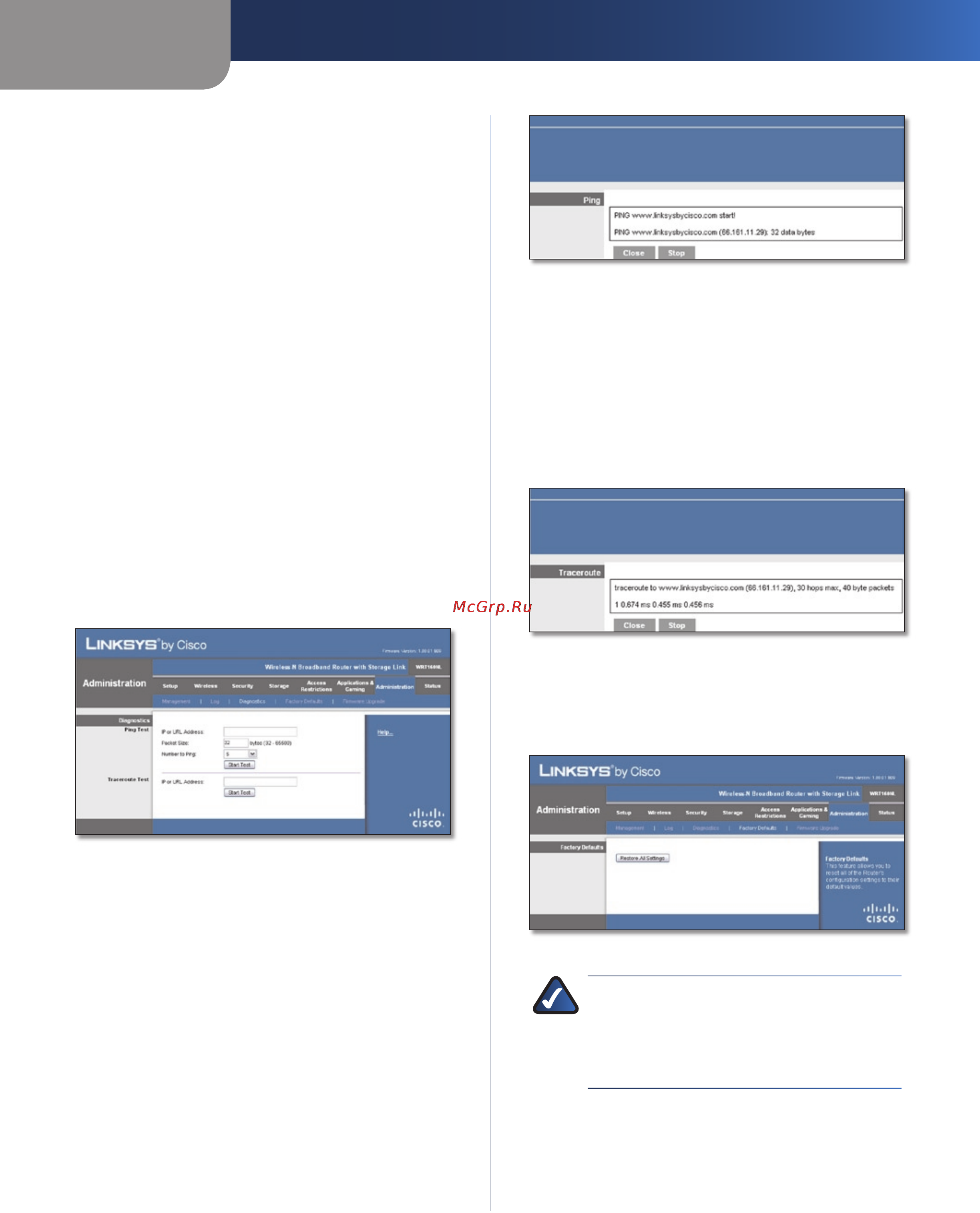 Linksys WRT160NL [32/68] Advanced configuration