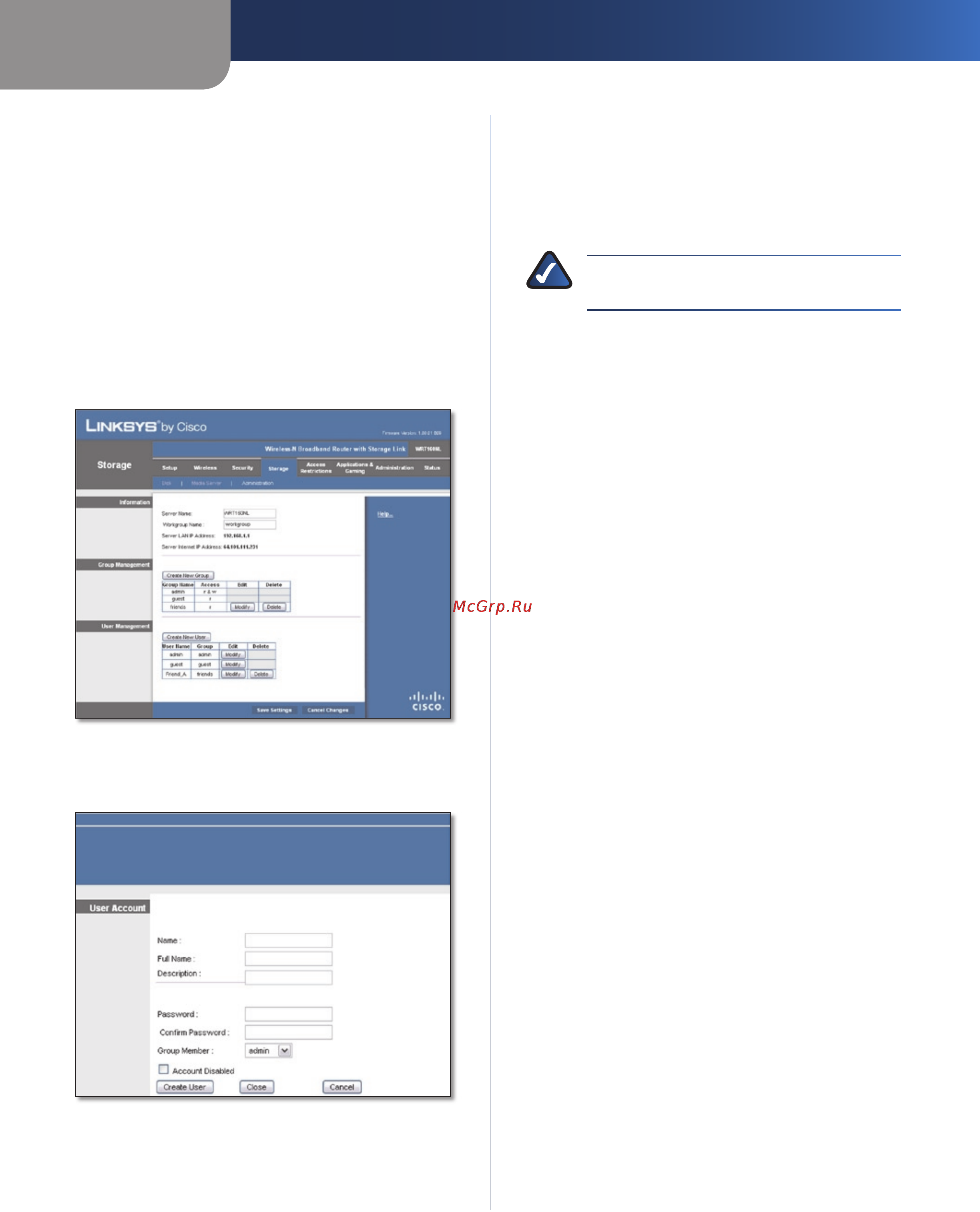 Linksys WRT160NL [42/68] How to install and access usb storage