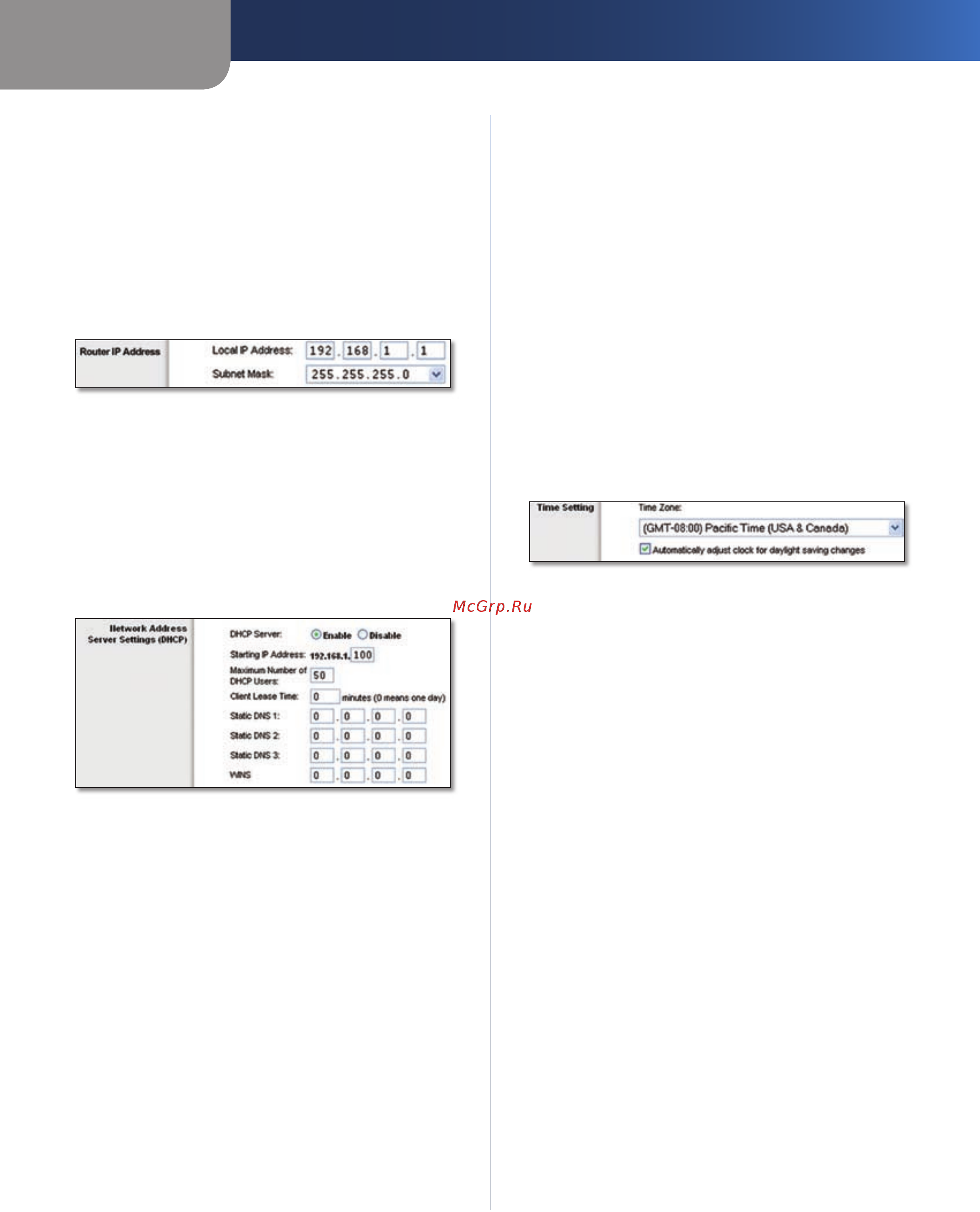 Linksys WRT54GL [10/41] Advanced configuration