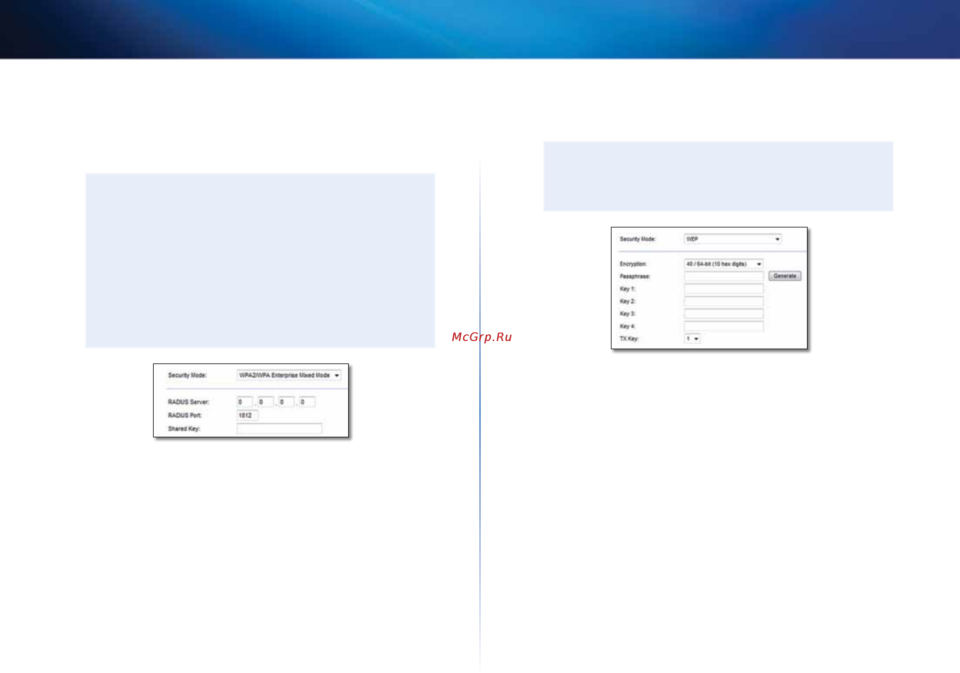 Linksys E4200 [461/702] Segurança sem fios