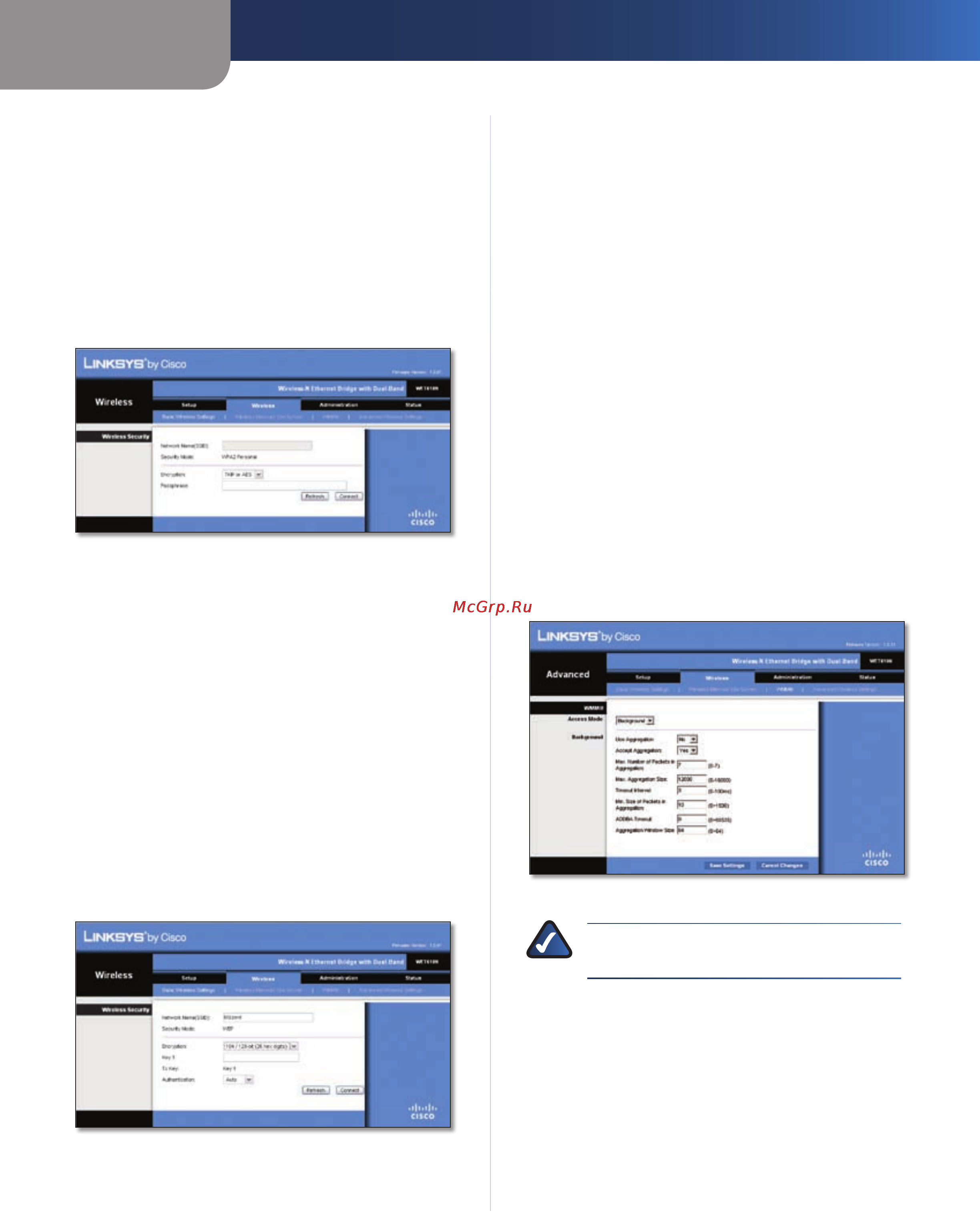 Linksys WET610N [11/286] Wireless wmm