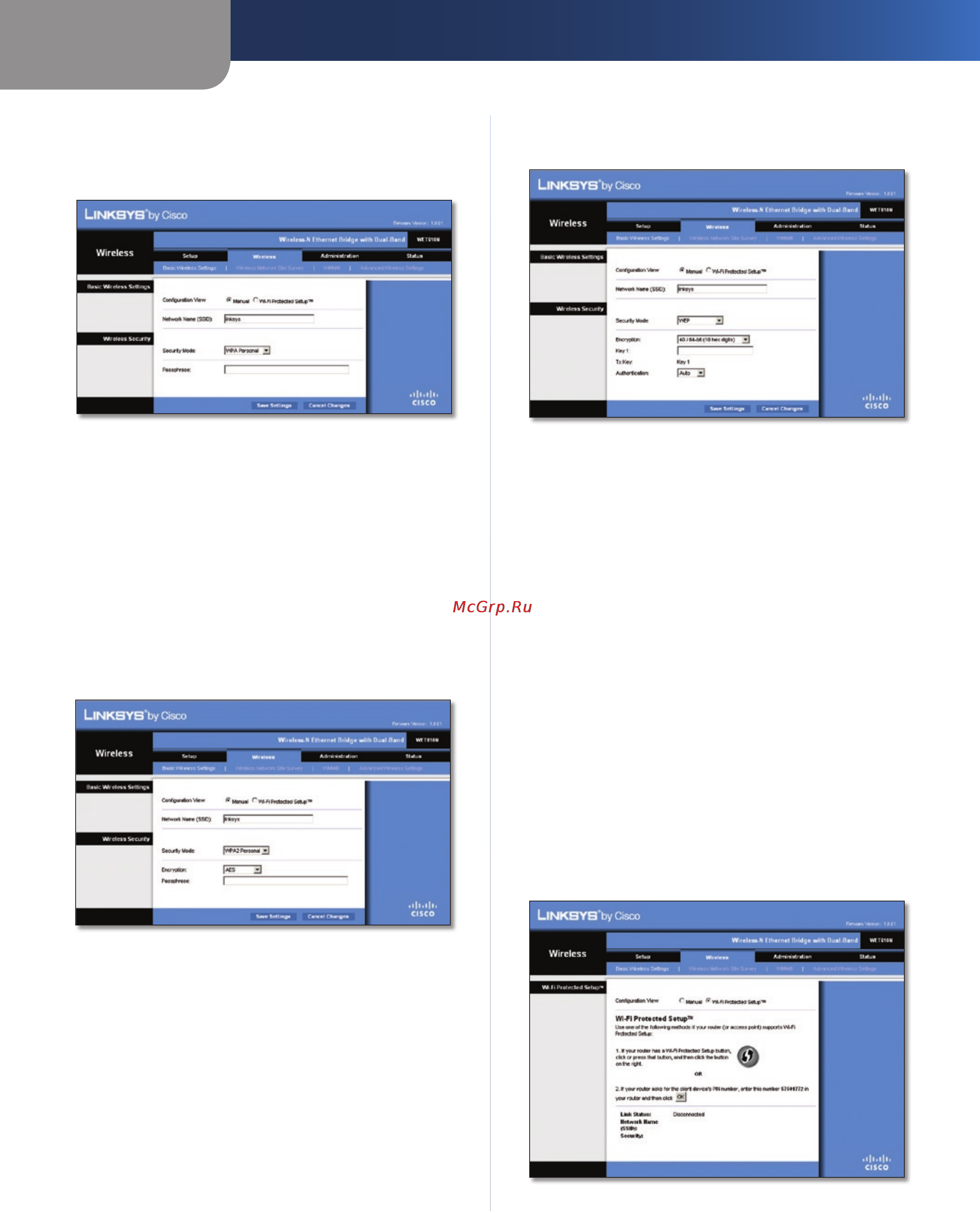 Linksys WET610N [171/286] Configurazione avanzata