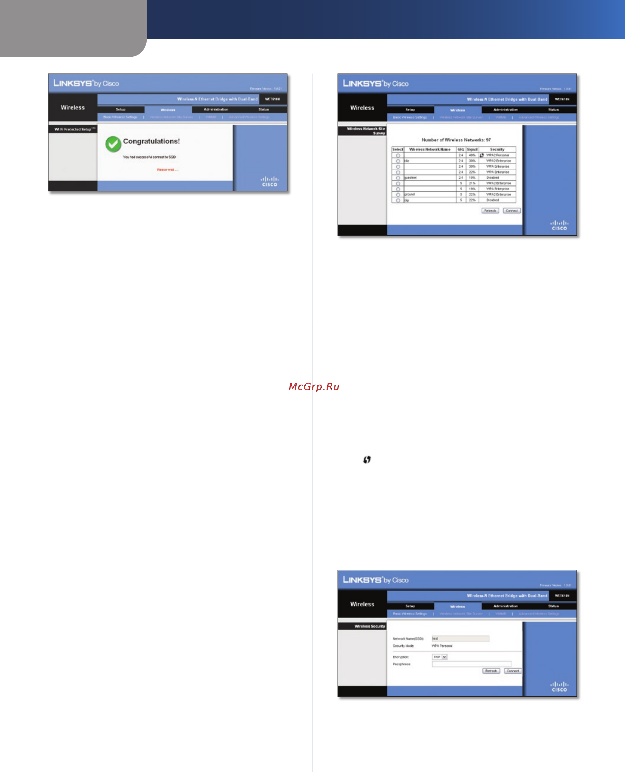 Linksys WET610N [172/286] Wireless wireless network site survey wireless ricerca sito su rete wireless