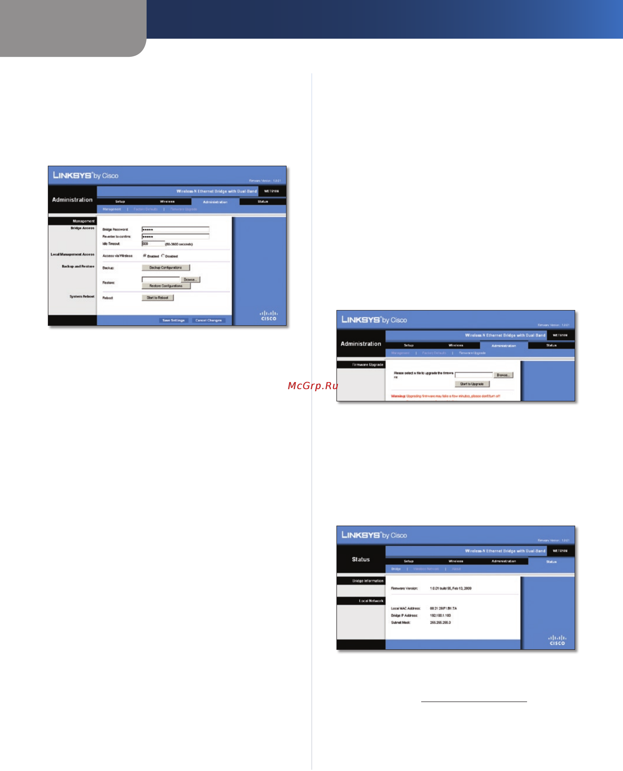 Linksys WET610N [217/286] Administration administratie management beheer