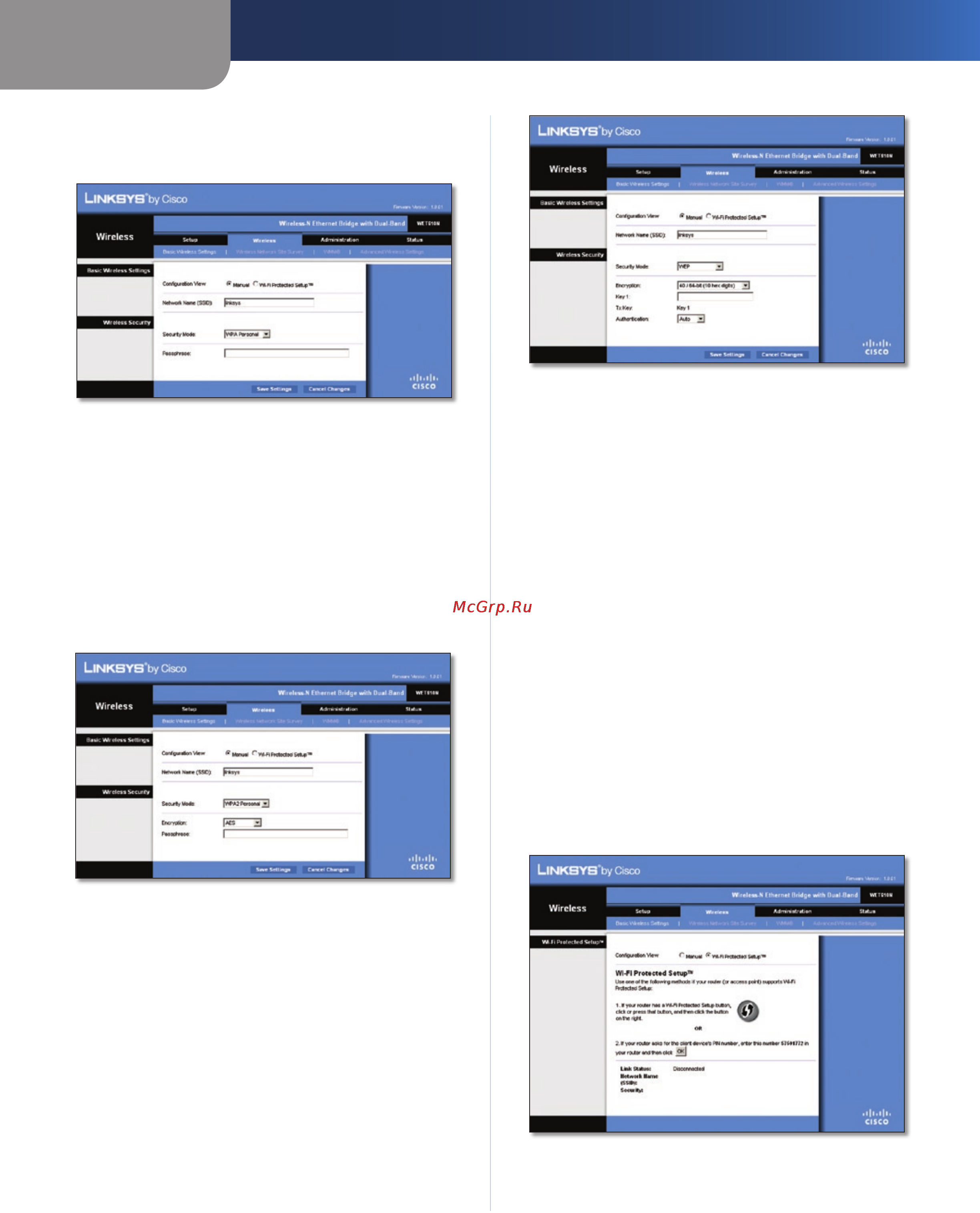 Linksys WET610N [48/286] Erweiterte konfiguration