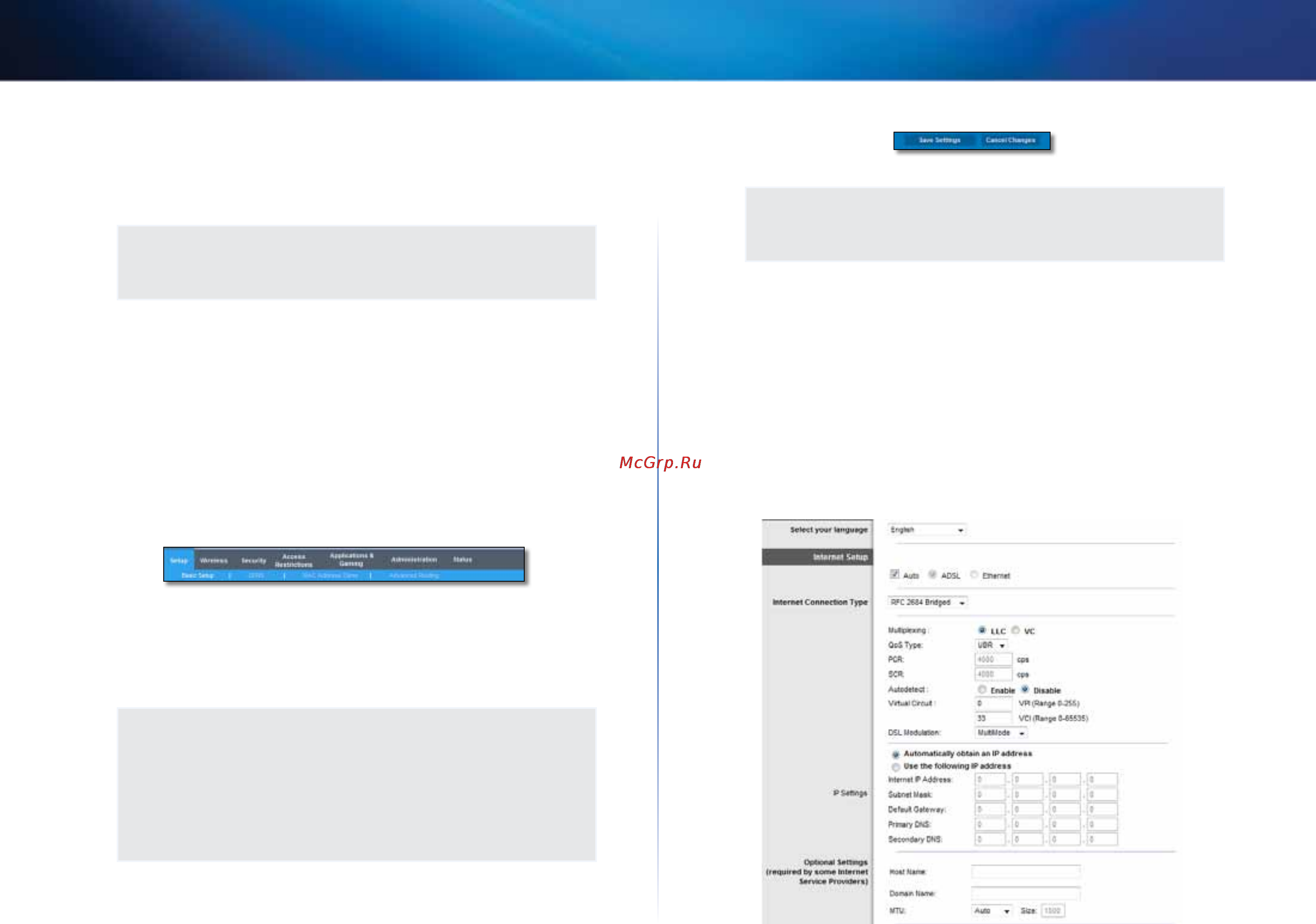 Linksys X2000 [102/237] Accès à l utilitaire basé sur le navigateur web