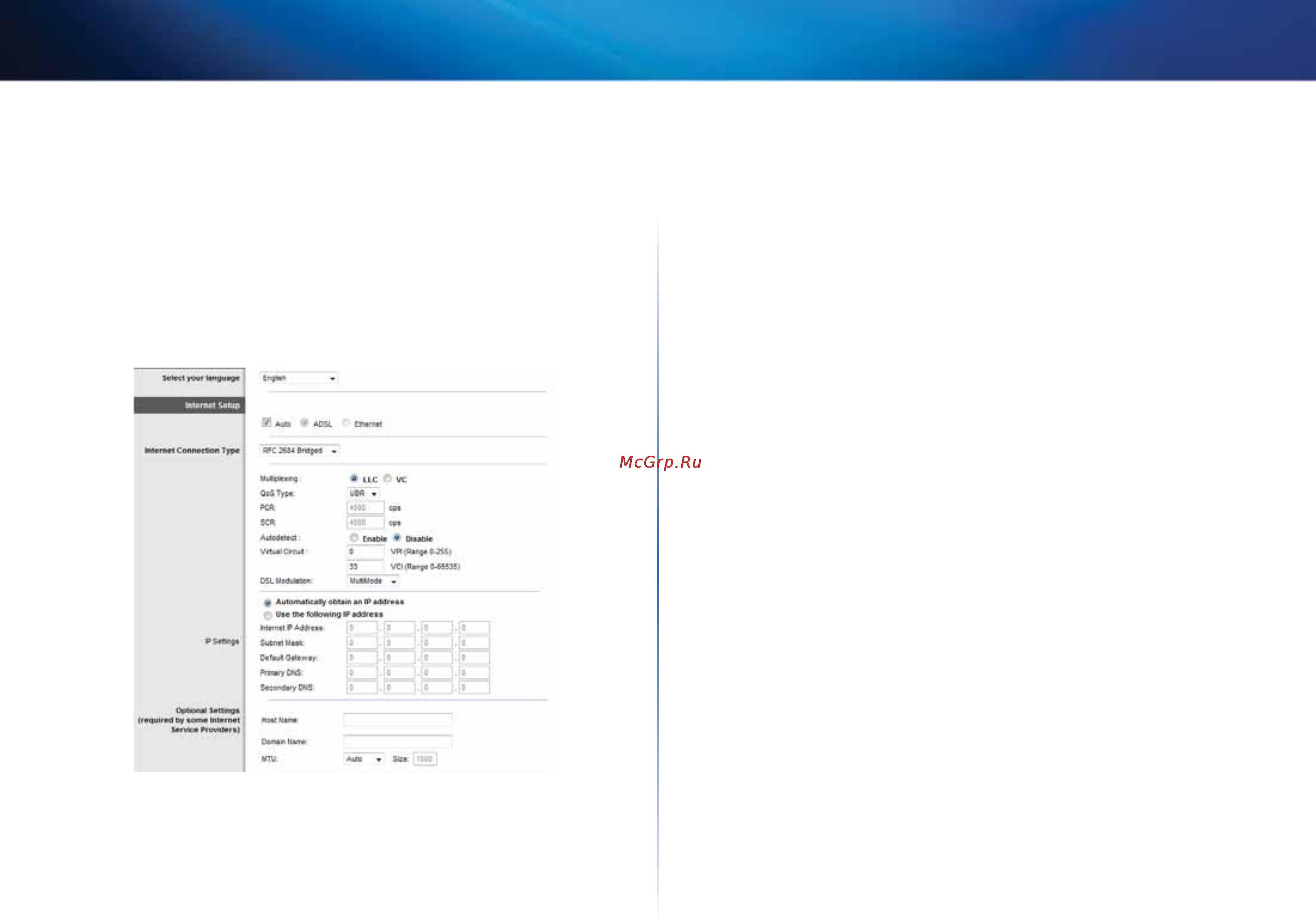 Linksys X2000 [150/237] Auto adsl modus