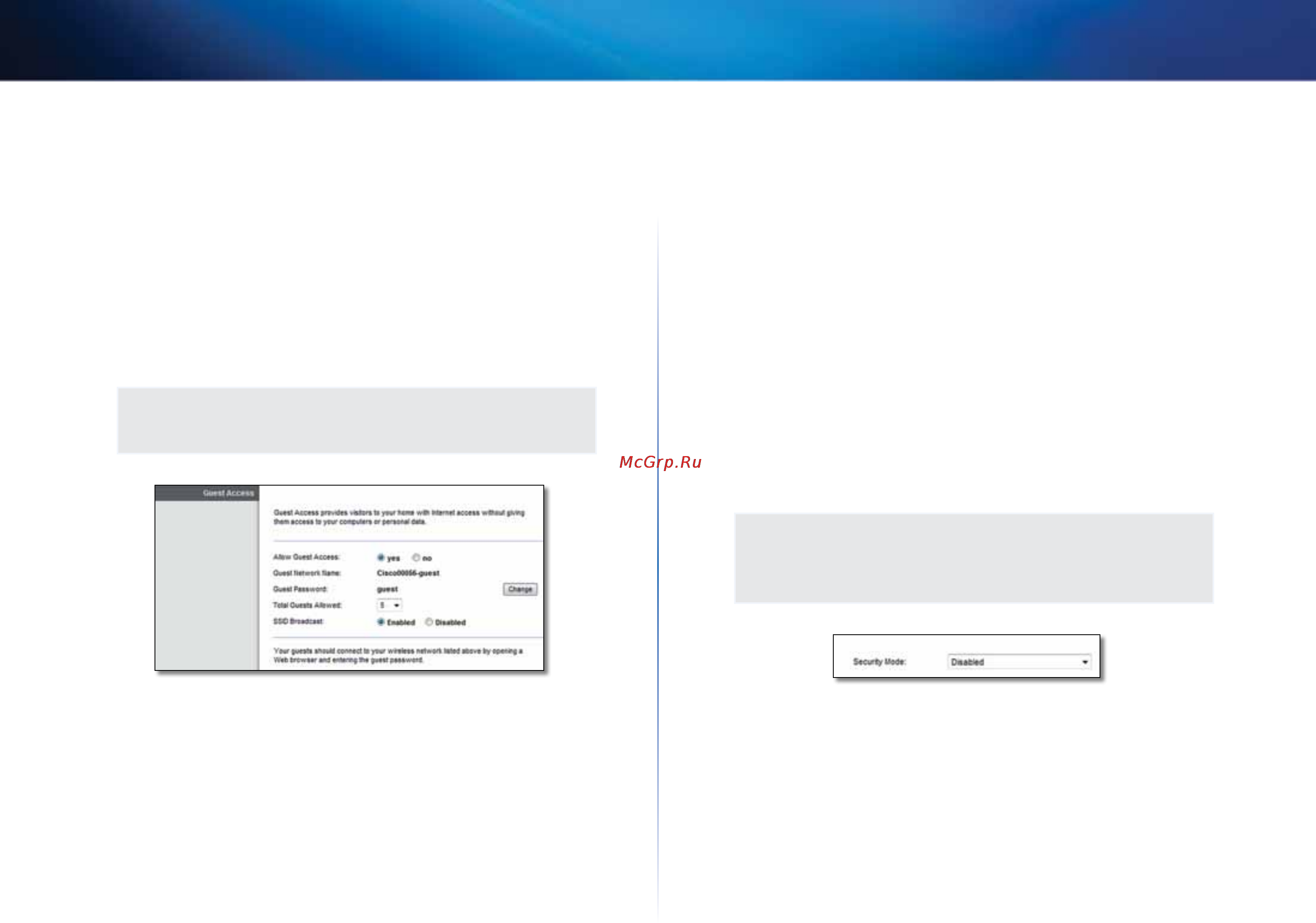 Linksys X2000 [40/237] Wireless اللاسلكي guest access وصول الضيوف