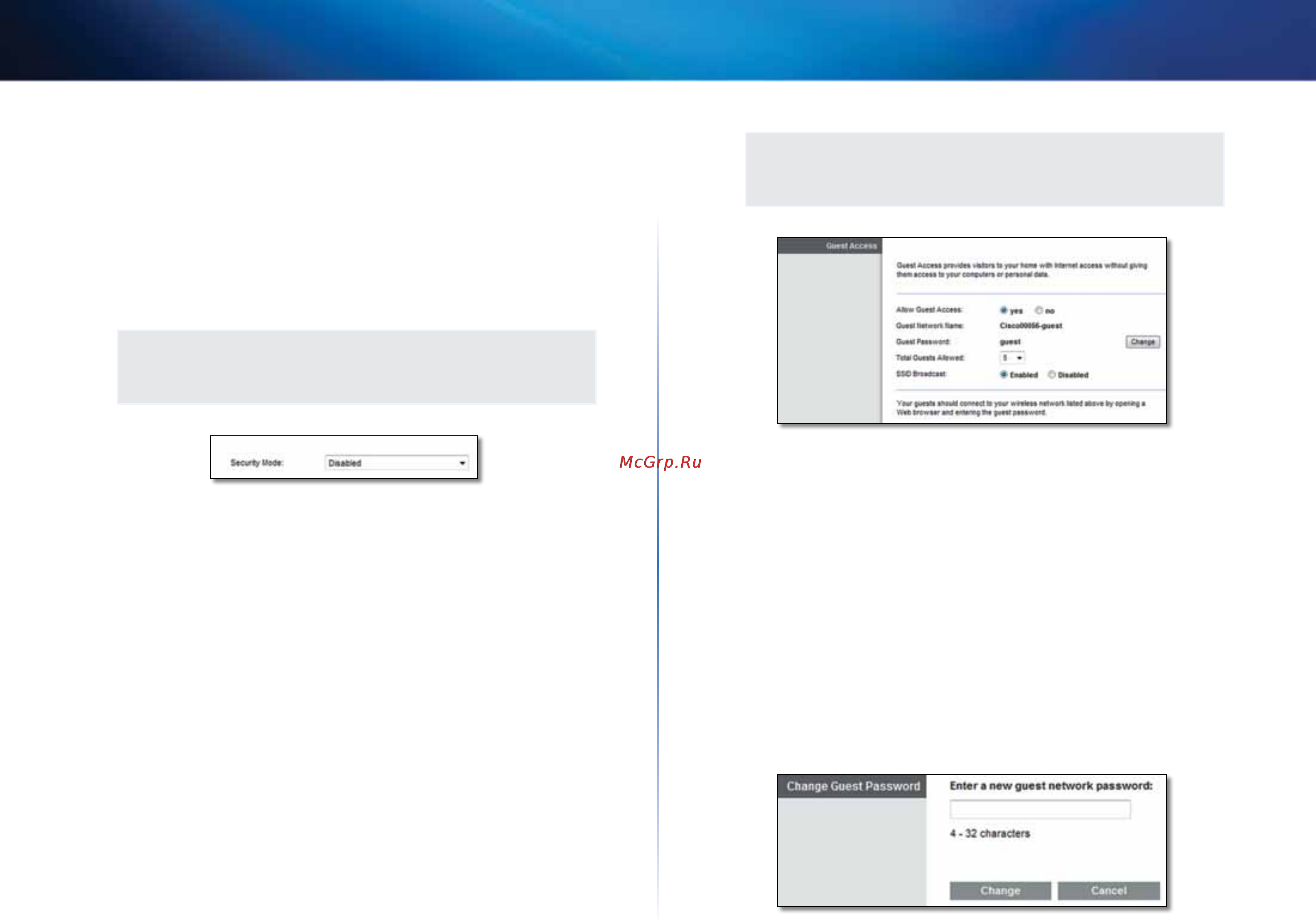 Linksys X3000 [103/291] Wireless gastzugriff