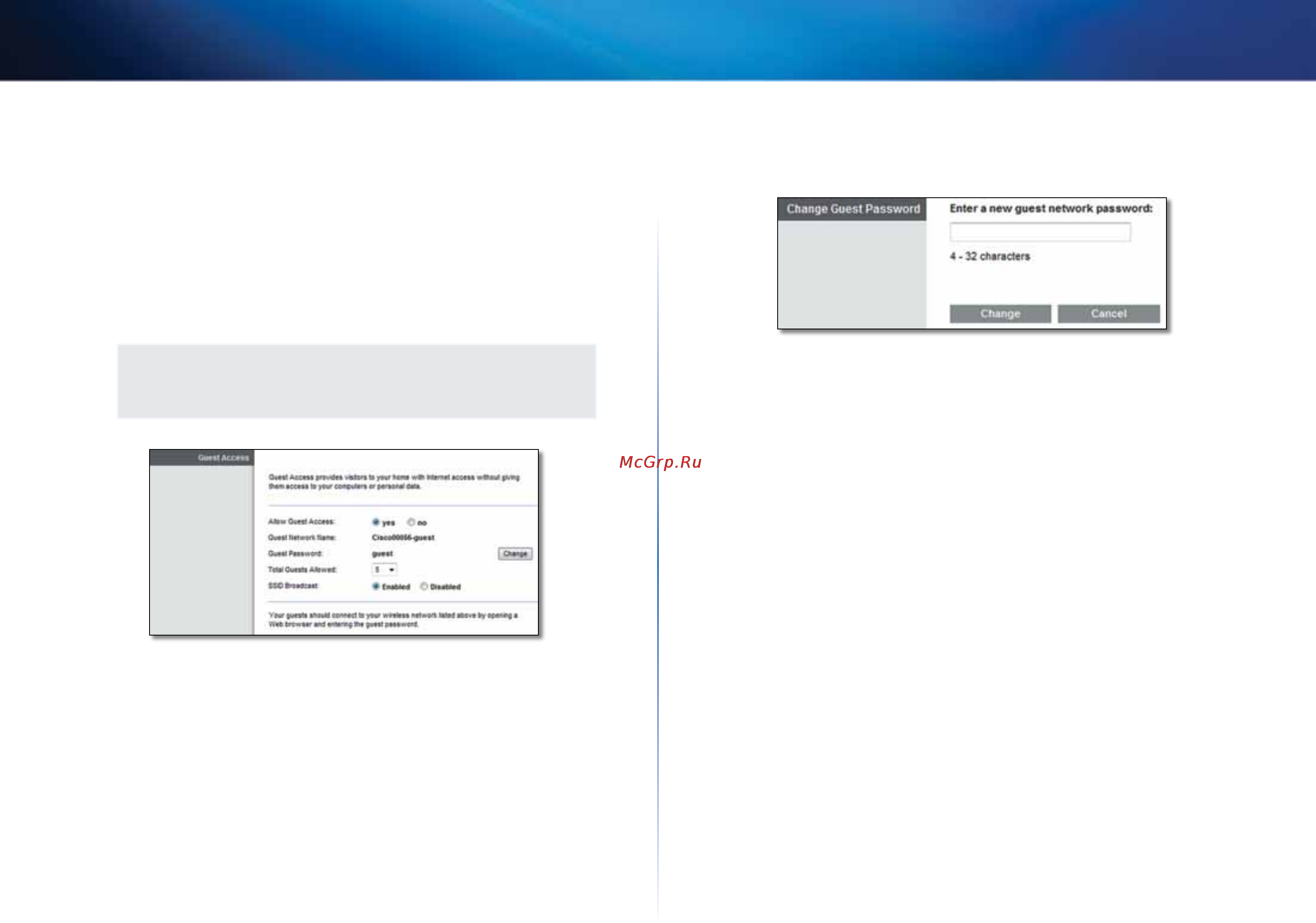 Linksys X3000 [157/291] Sans fil accès invité